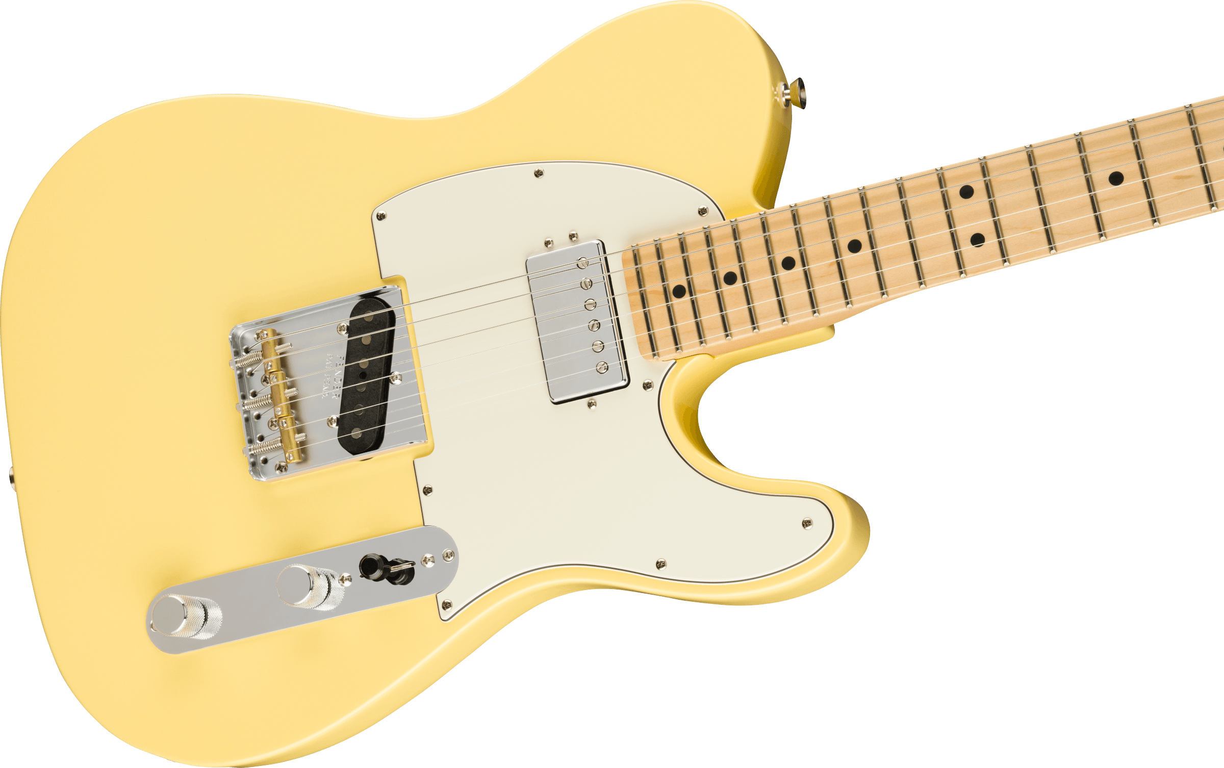 Fender® American Performer Telecaster® with Humbucking, Maple Fingerboard, Vintage White