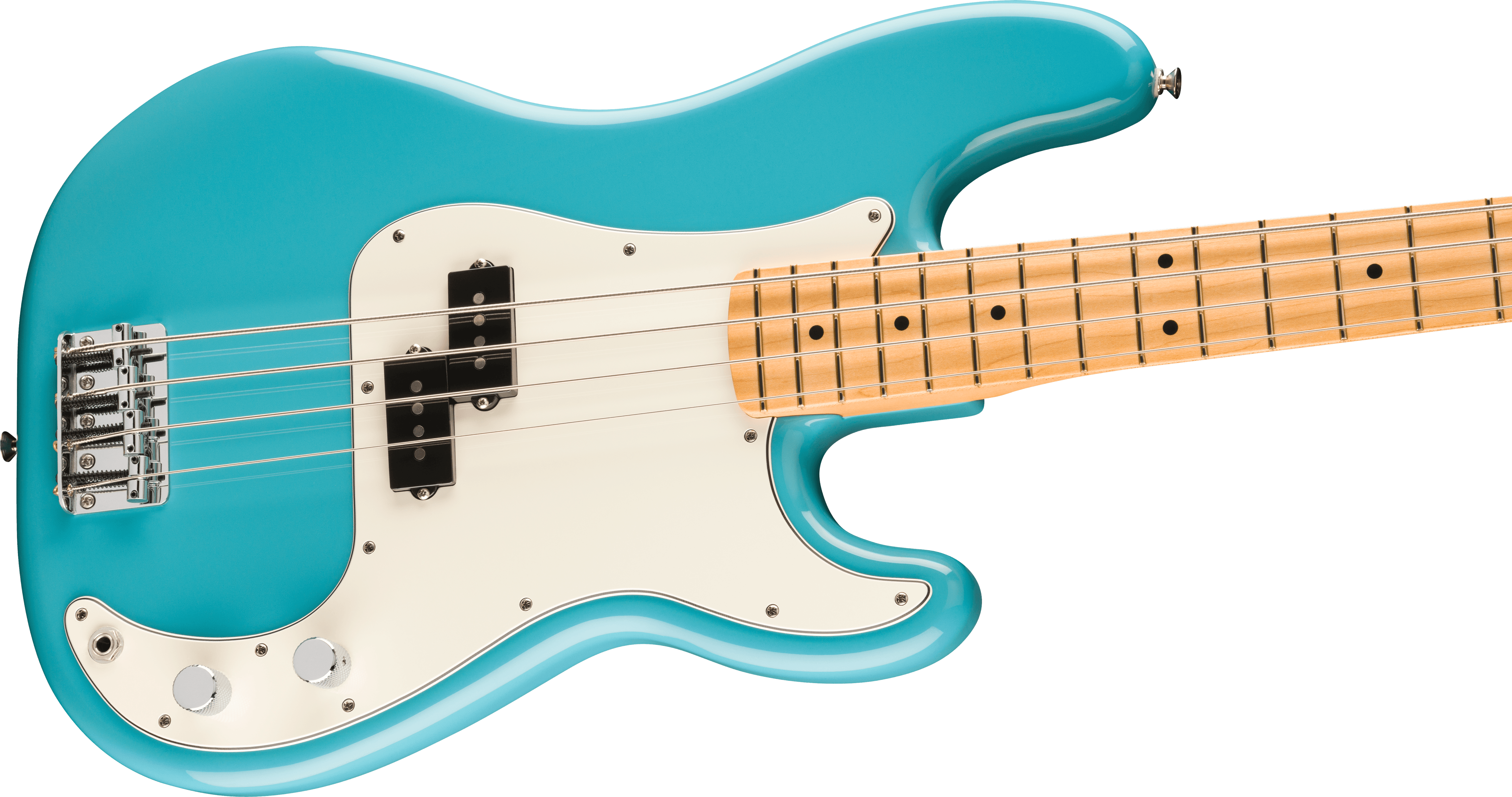 Fender® Player II Precision Bass®, Maple Fingerboard, Aquatone Blue