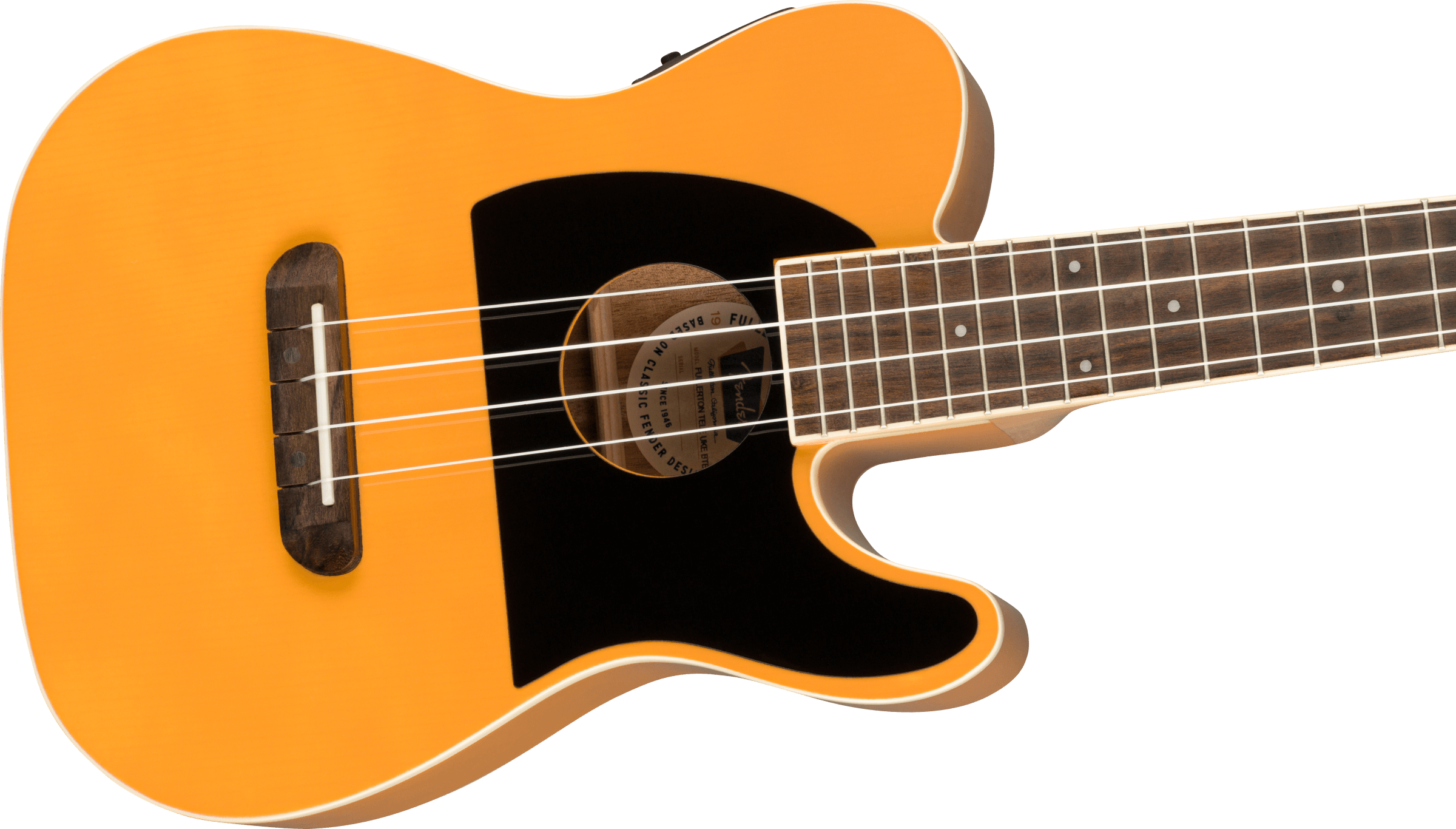 Fender® Fullerton Tele® Uke, Butterscotch Blonde