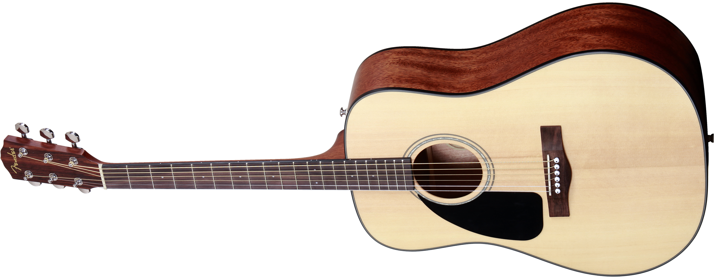 Fender® CD-100LH, Left-Hand, Spruce top, Mahog’ Back/Sides, Satin Finish, Natural