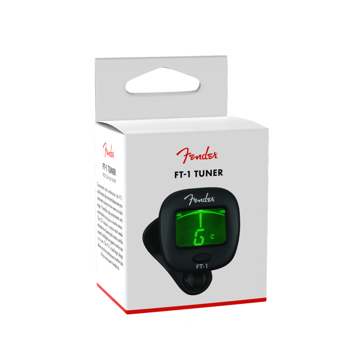 Fender® FT-1 Pro Clip-On Tuner, Black