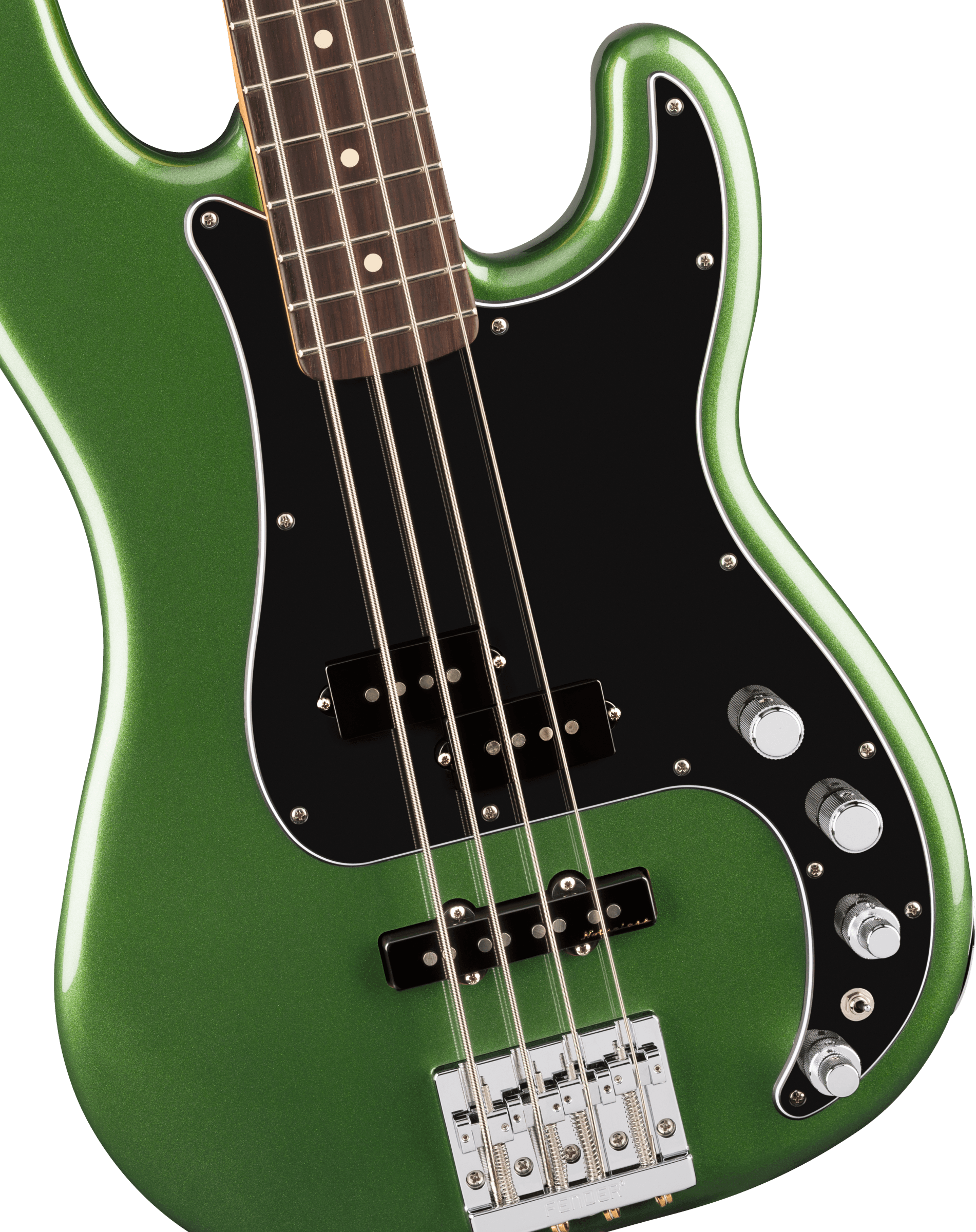 Fender® Player II Modified Active Precision Bass®, Rosewood Fingerboard, Harvest Green Metallic