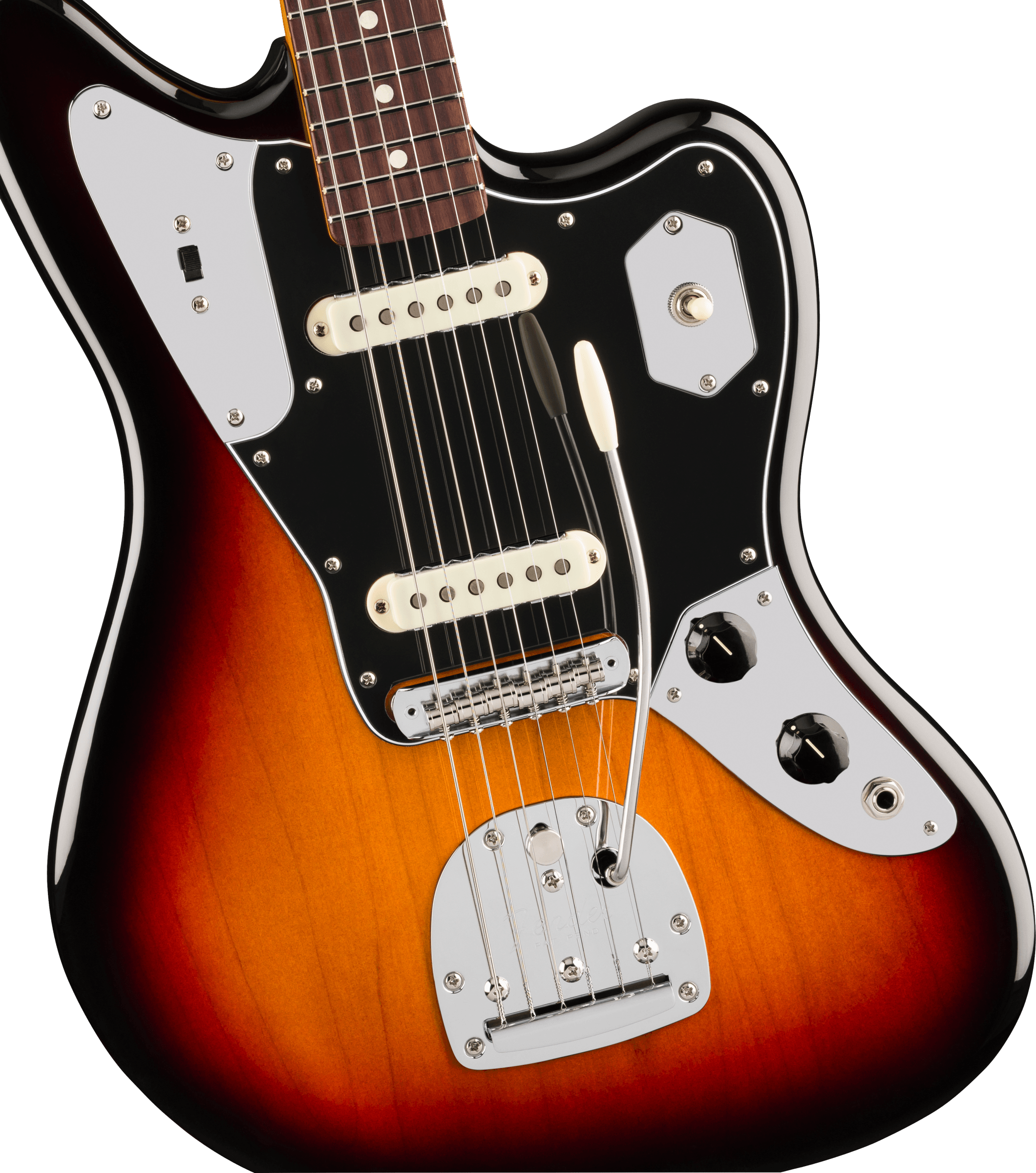 Fender® American Professional Classic Jaguar®, Rosewood Fingerboard, 3-Color Sunburst