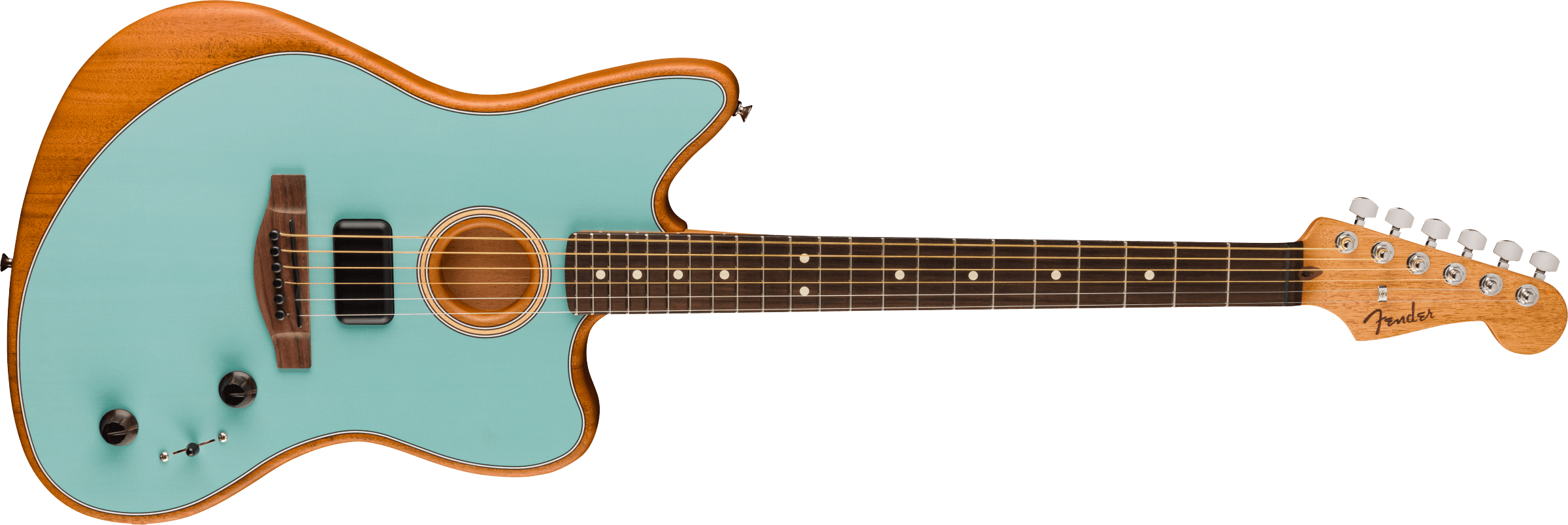 Fender® Acoustasonic® Player Jazzmaster®, Rosewood Fingerboard, Ice Blue