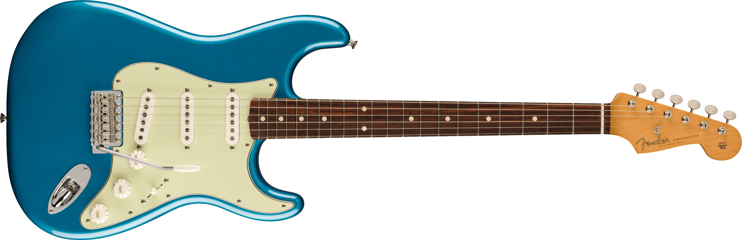 Fender® Vintera® II '60s Stratocaster®, Rosewood Fingerboard, Lake Placid Blue