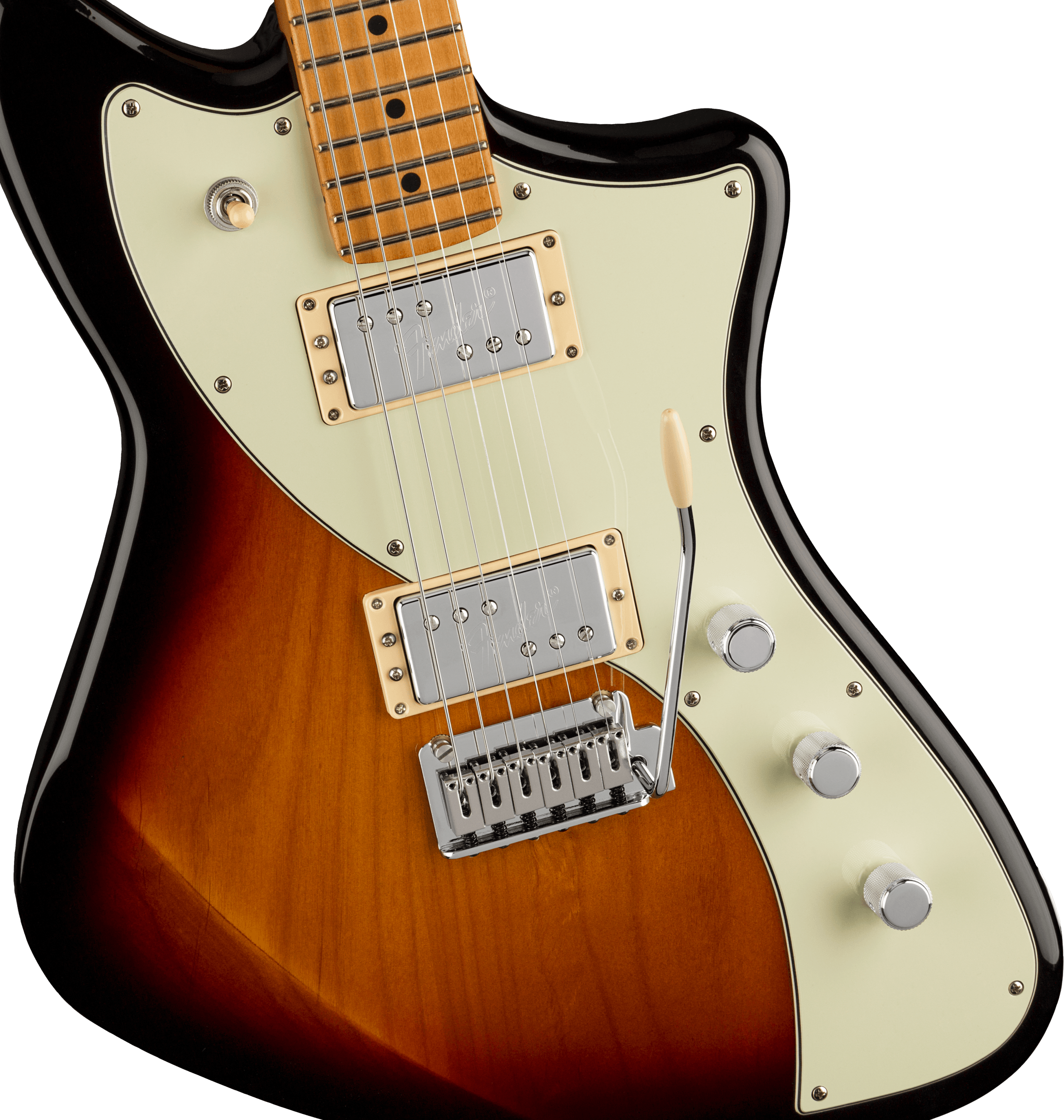 Fender® Player Plus Meteora® HH, Maple Fingerboard, 3-Color Sunburst