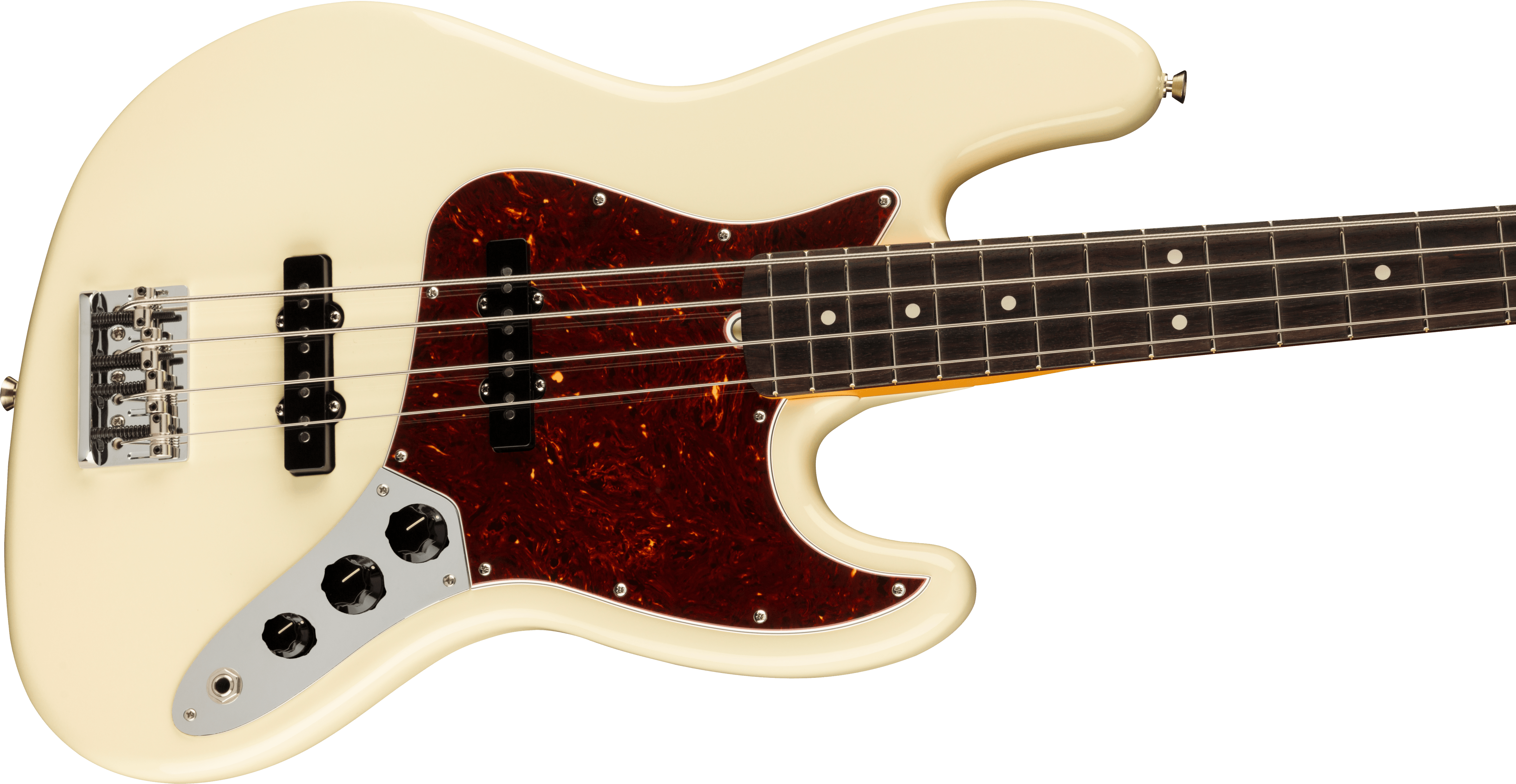 Fender® American Professional II Jazz Bass®, Rosewood Fingerboard, Olympic White