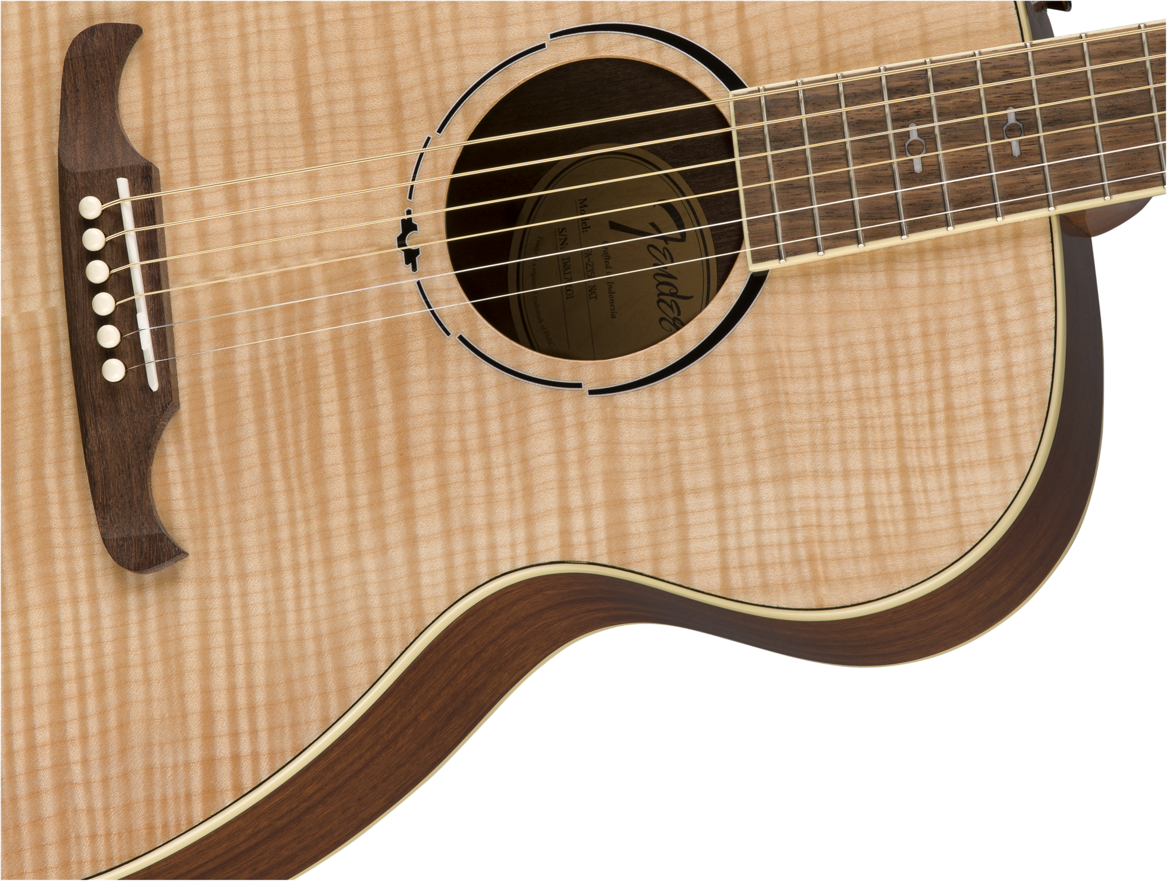 Fender® FA-235E Concert, Walnut Fingerboard, Natural