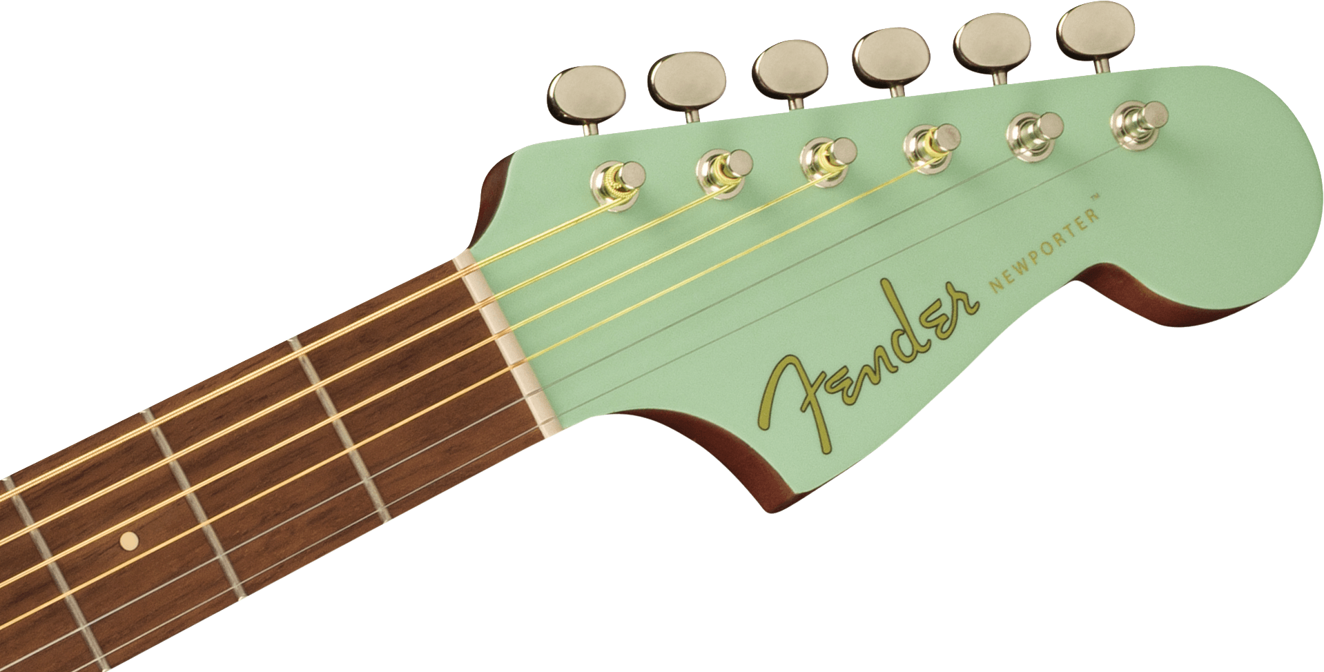 Fender® Newporter Player, Walnut Fingerboard, White Pickguard, Surf Green