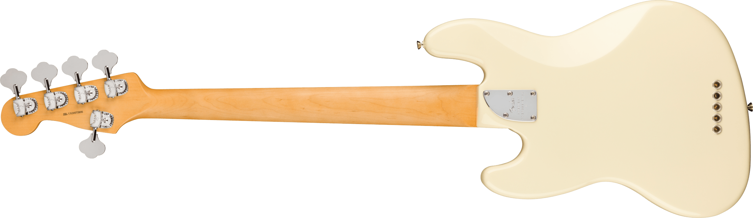 Fender® American Professional II Jazz Bass® V, Rosewood Fingerboard, Olympic White