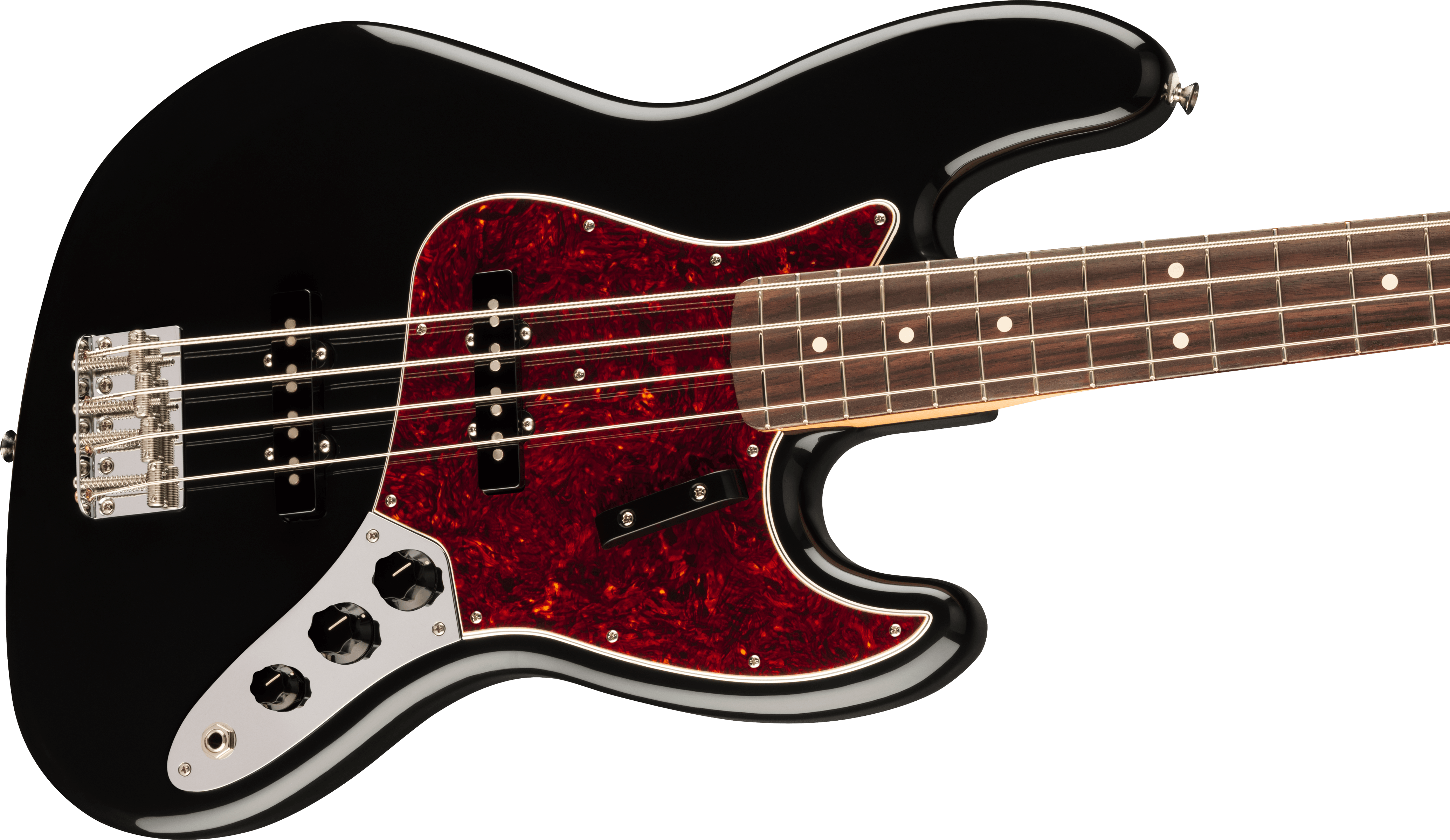 Fender® Vintera® II '60s Jazz Bass®, Rosewood Fingerboard, Black