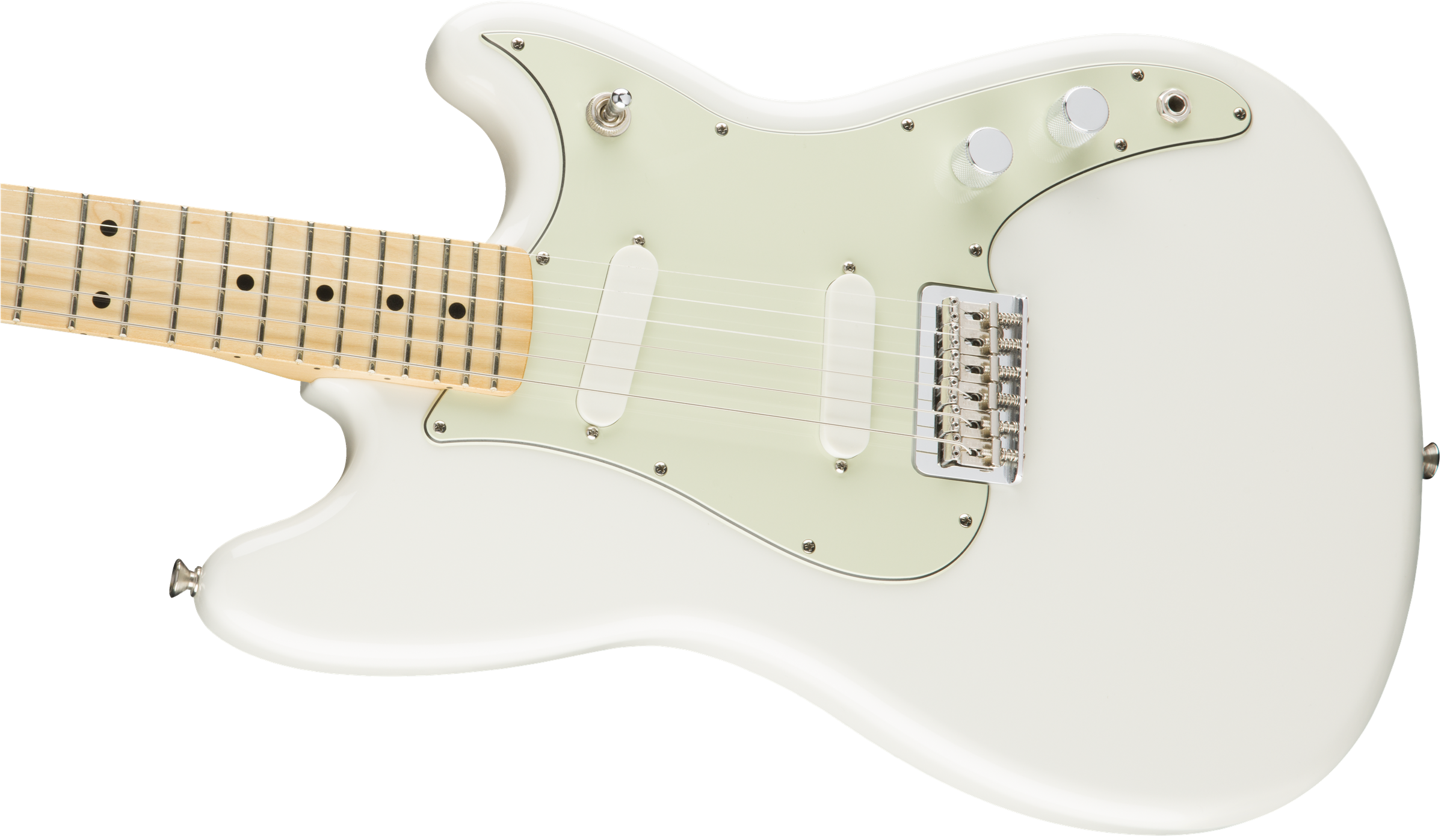 Fender® Duo-Sonic, Maple Fingerboard, Arctic White
