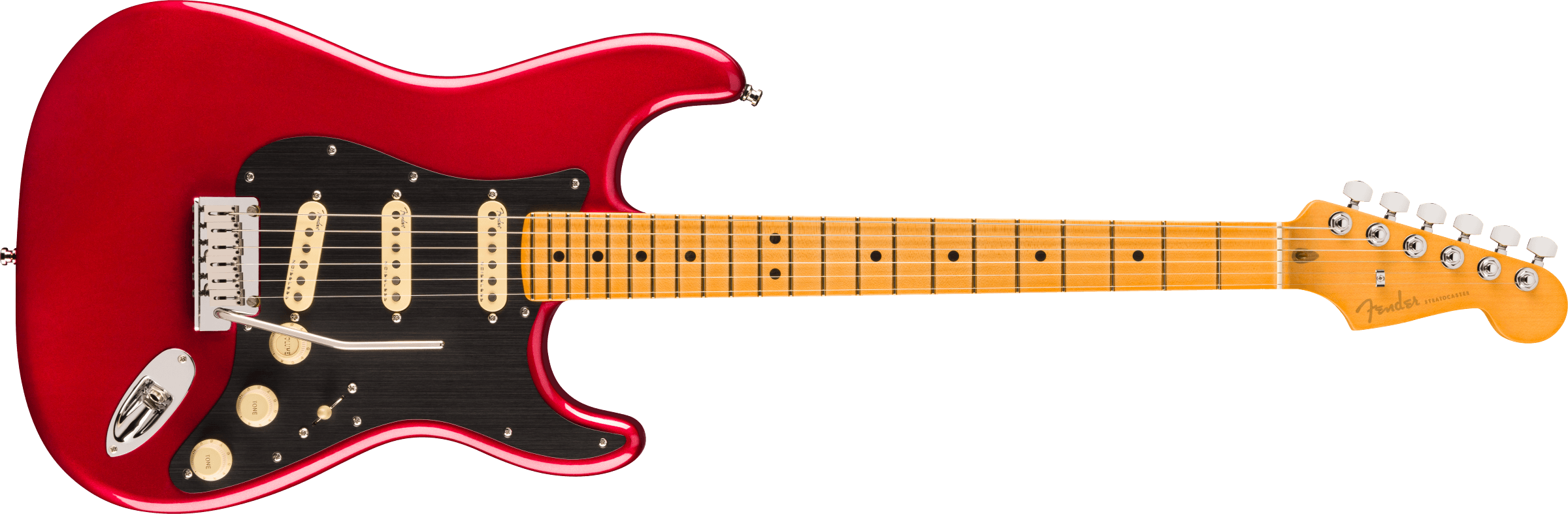 Fender® American Ultra II Stratocaster®, Maple Fingerboard, Sinister Red