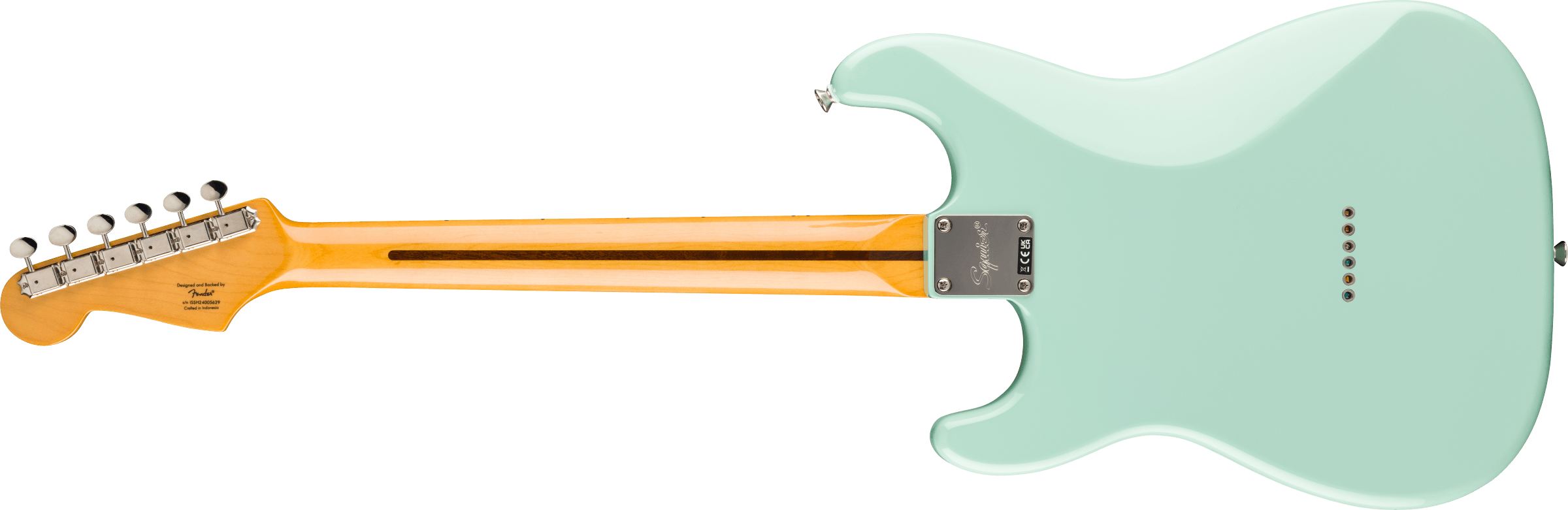 Squier® Classic Vibe™ '50s Stratocaster® HT, Maple Fingerboard, Parchment Pickguard, Surf Green
