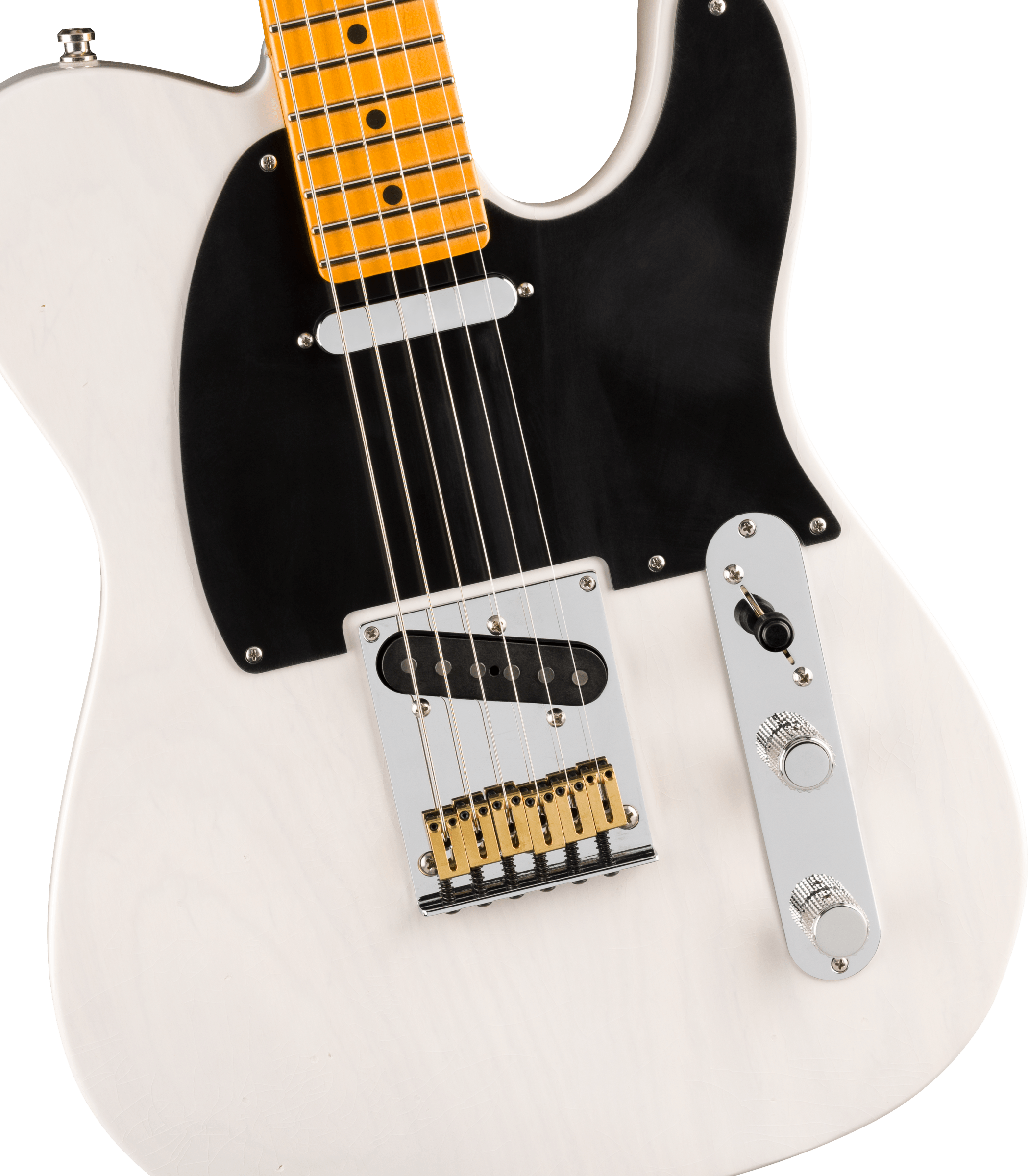 Fender® American Ultra Luxe Vintage '50s Telecaster®, Maple Fingerboard, White Blonde