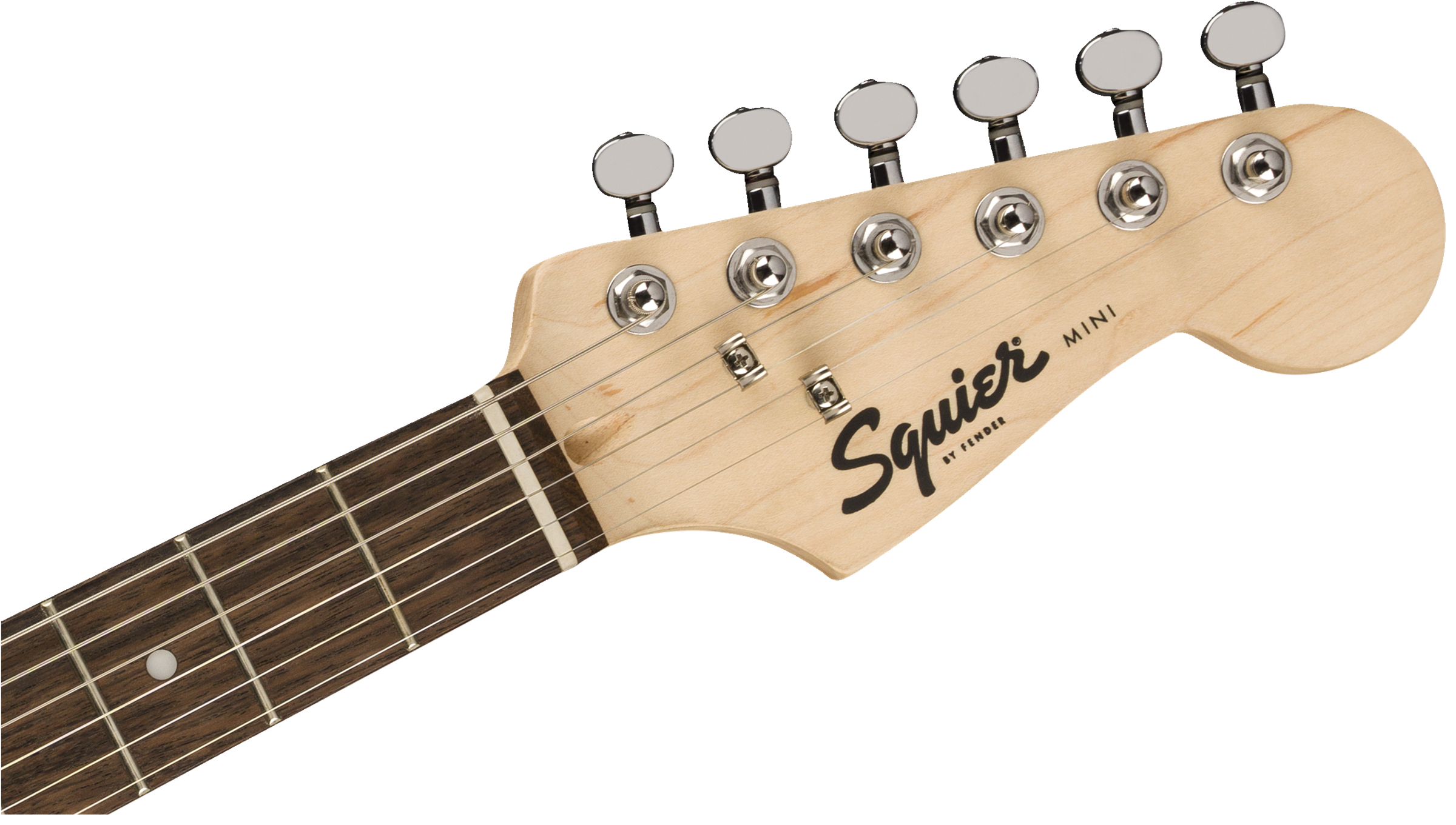 Squier® FSR Mini Stratocaster®, Laurel Fingerboard, White Pickguard, Surf Green