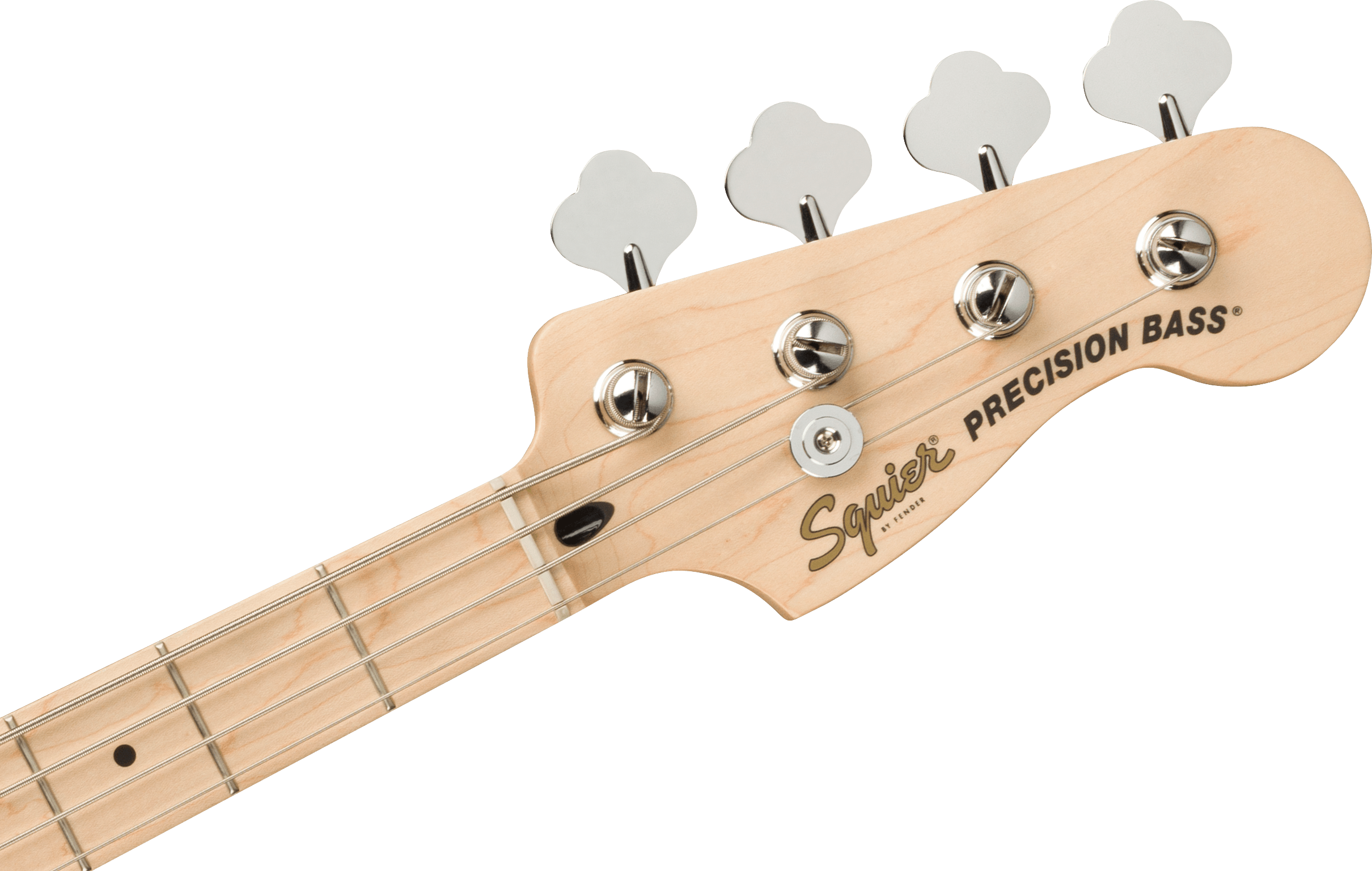 Squier® Affinity Series® Precision Bass® PJ, Maple Fingerboard, Black Pickguard, Olympic White