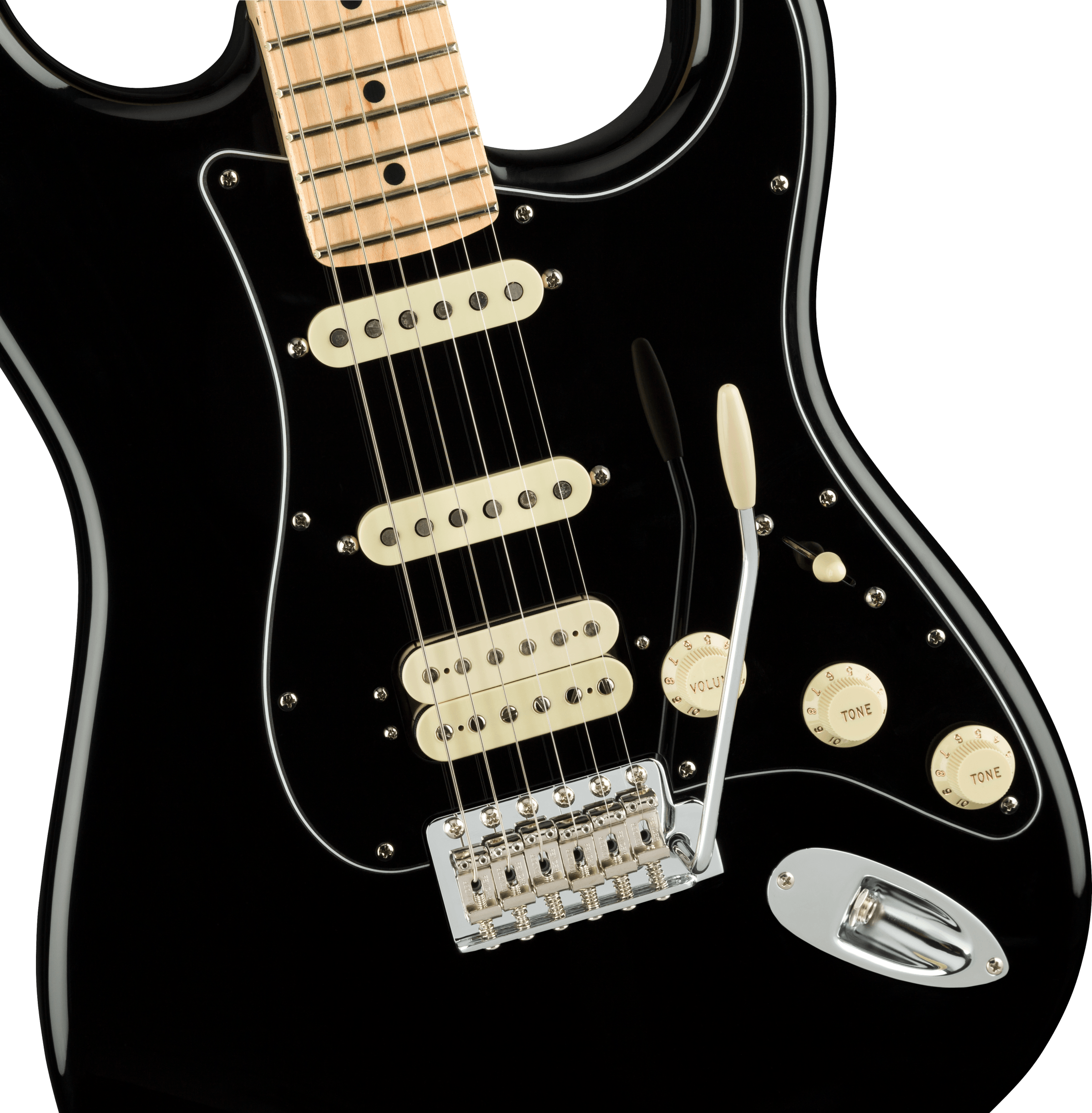 Fender® American Performer Stratocaster® HSS, Maple Fingerboard, Black