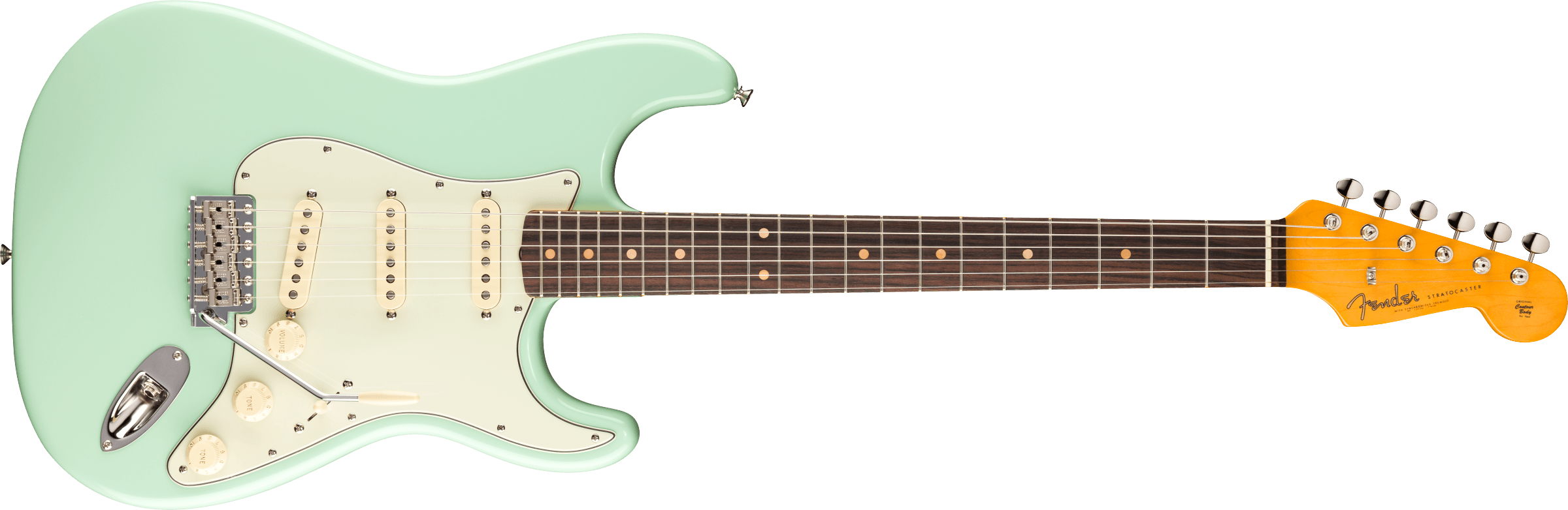 Fender® American Vintage II 1961 Stratocaster®, Rosewood Fingerboard, Surf Green