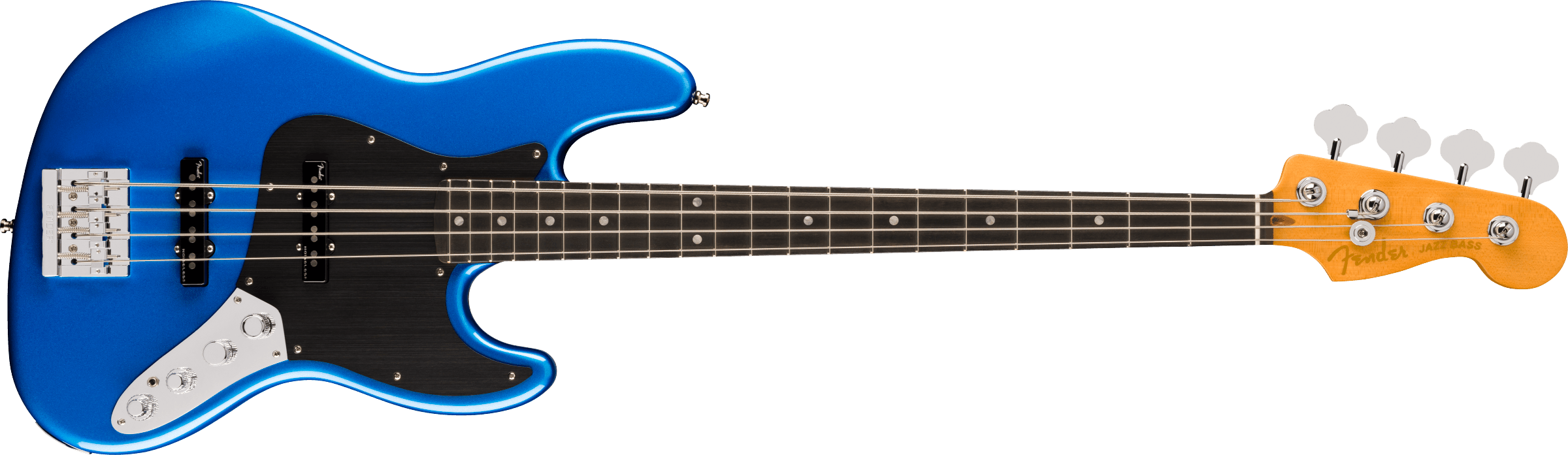 Fender® American Ultra II Jazz Bass®, Ebony Fingerboard,  Noble Blue