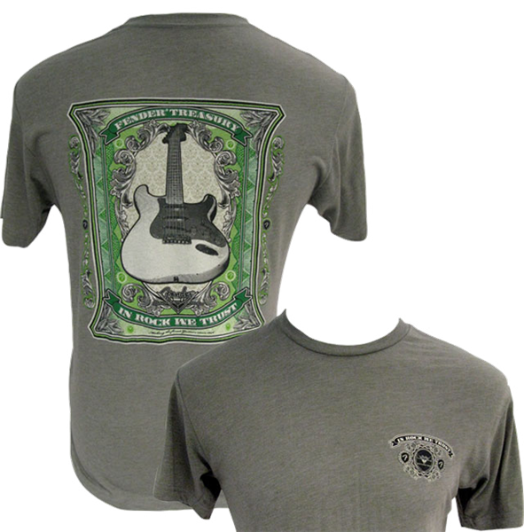 Fender® Bill T-Shirt, Grey, M
