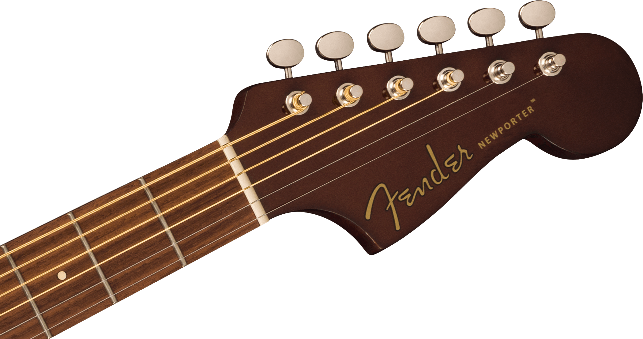 Fender® Newporter Player, Walnut Fingerboard, Gold Pickguard, Natural