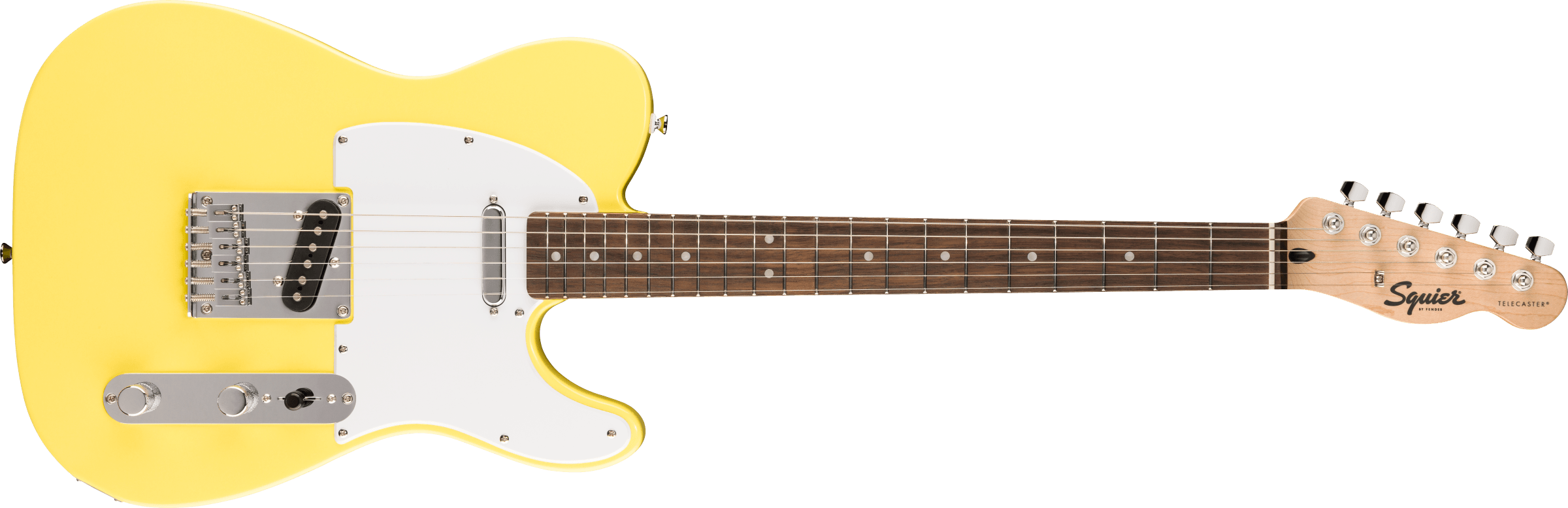 Squier® Sonic® Telecaster®, Laurel Fingerboard, White Pickguard, Canary Yellow