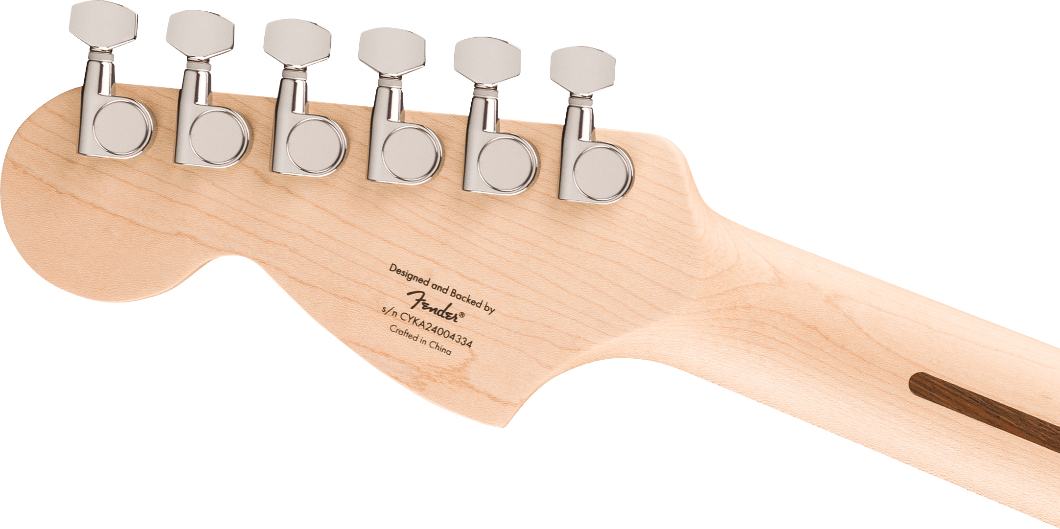 Squier® Affinity Series™ Stratocaster® Junior HSS, Laurel Fingerboard, White Pickguard, 3-Color Sunburst