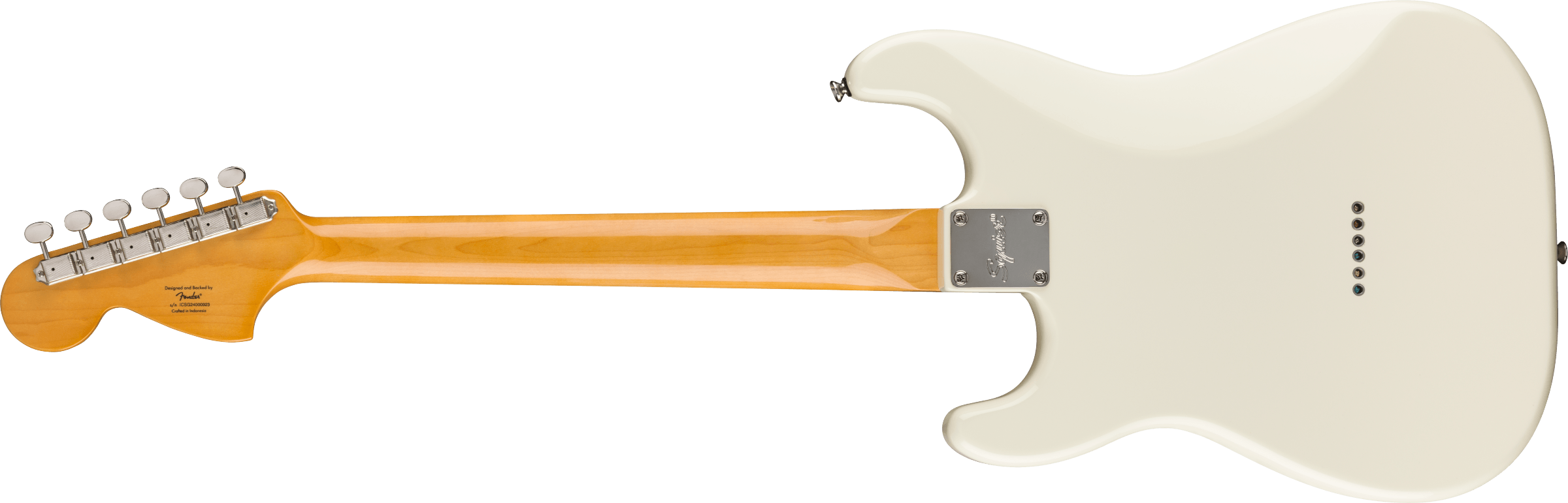Squier® Classic Vibe™ '70s Stratocaster® HT HSS, Laurel Fingerboard, Black Pickguard, Olympic White