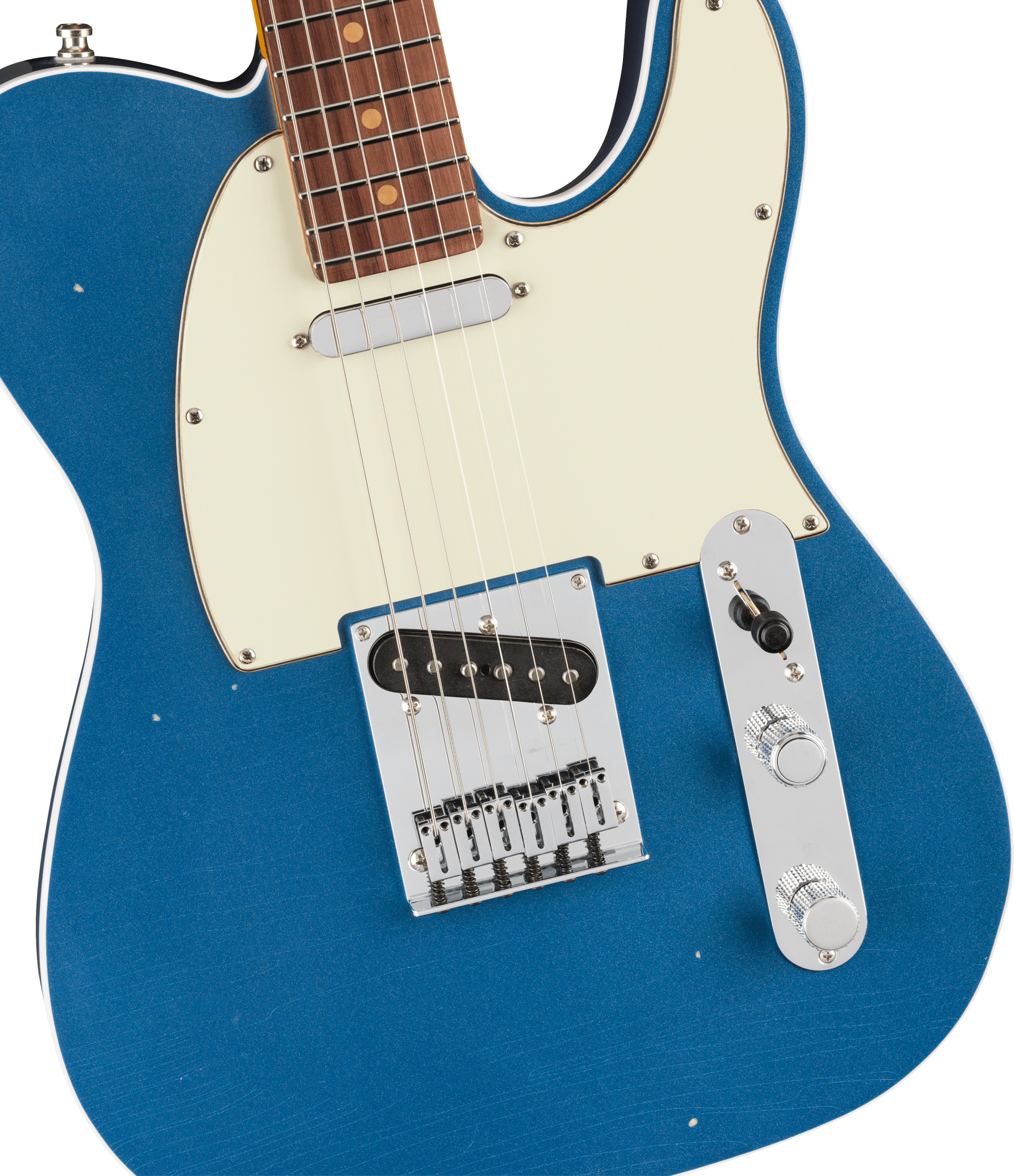 Fender® American Ultra Luxe Vintage '60s Custom Telecaster®, Rosewood Fingerboard, Lake Placid Blue