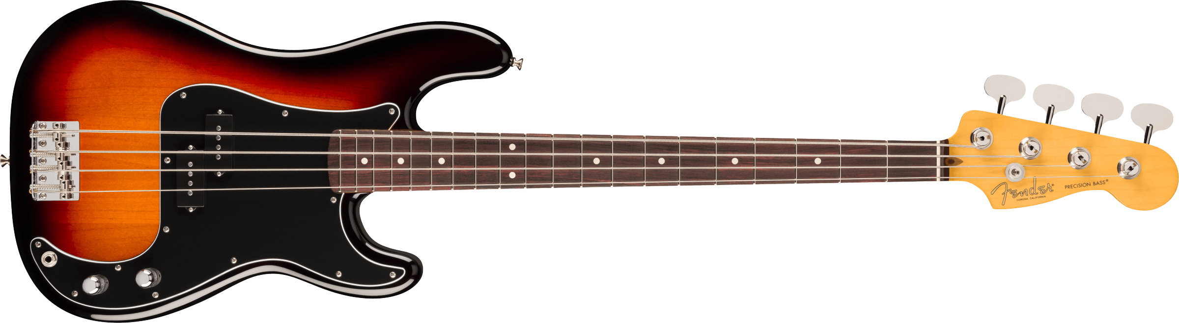 Fender® American Professional Classic Precision Bass®, Rosewood Fingerboard, 3-Color Sunburst