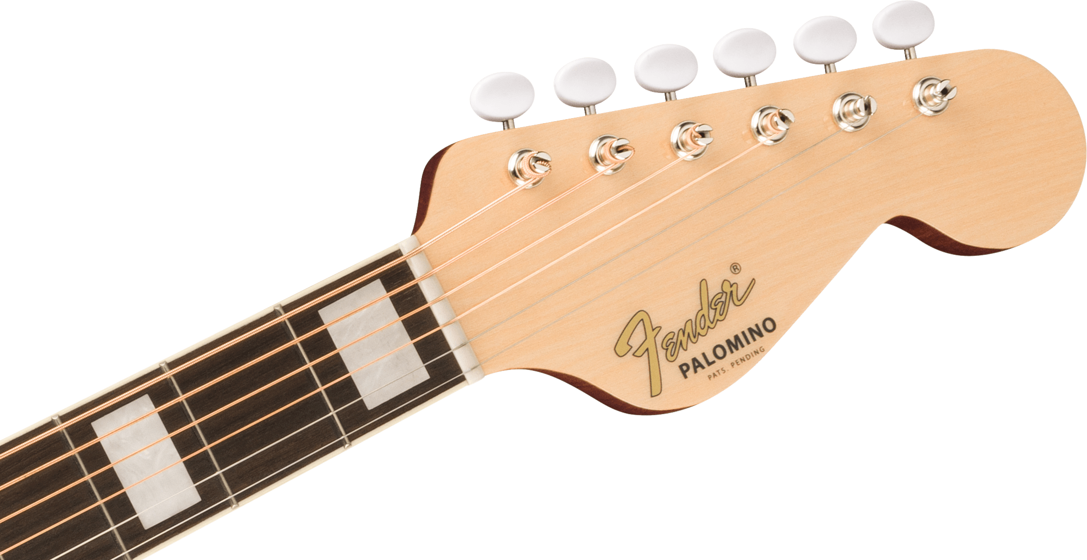 Fender® California Vintage Palomino with Case, Gold Pickguard, Aged Natural