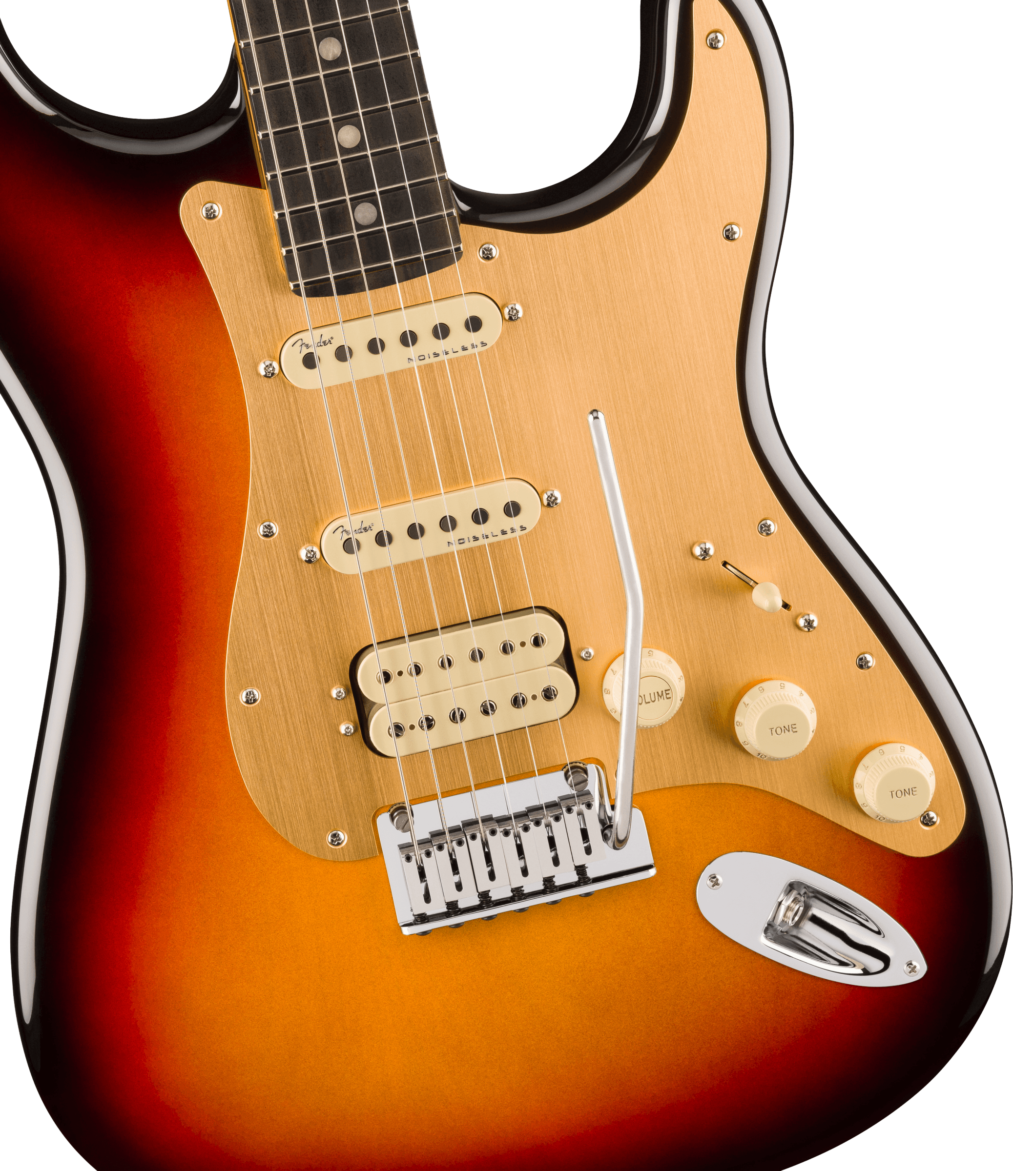 Fender® American Ultra II Stratocaster® HSS, Ebony Fingerboard, Ultraburst