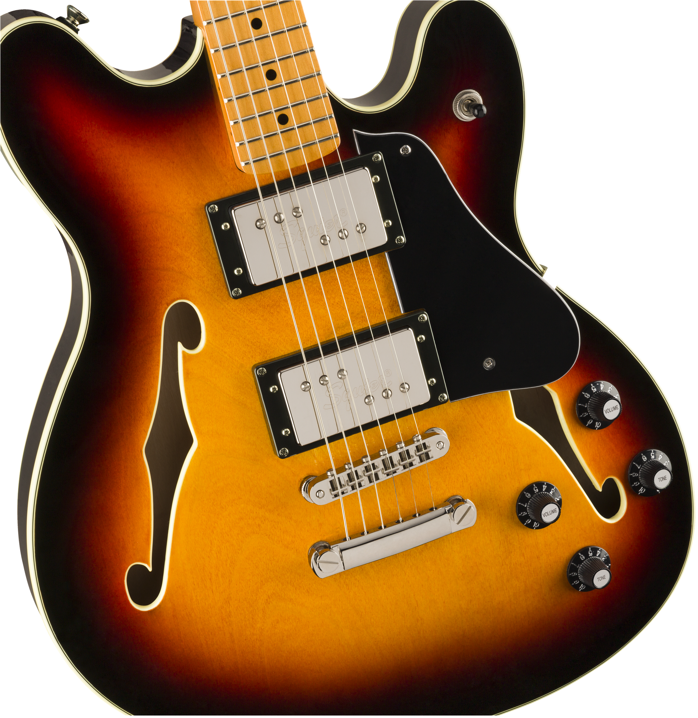 Squier® Classic Vibe Starcaster®, Maple Fingerbaord, 3-Color Sunburst