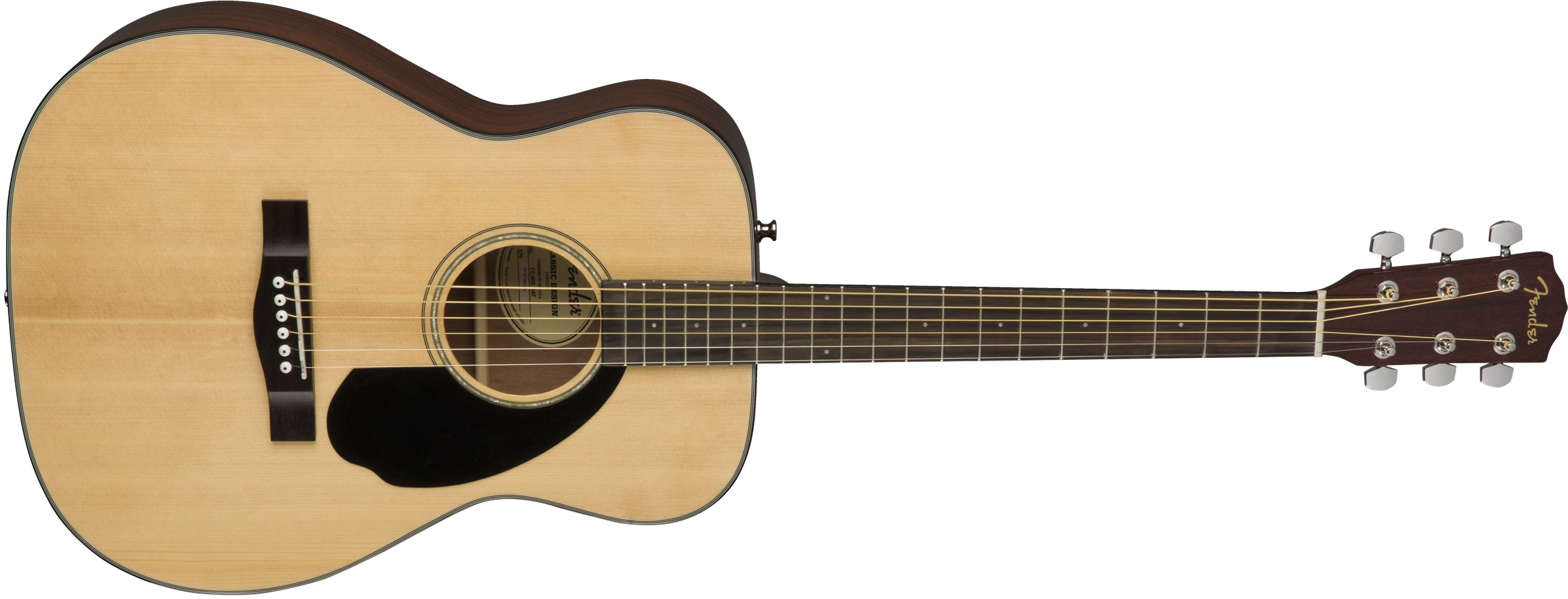 Fender® CC-60S Concert, Walnut Fingerboard, Natural