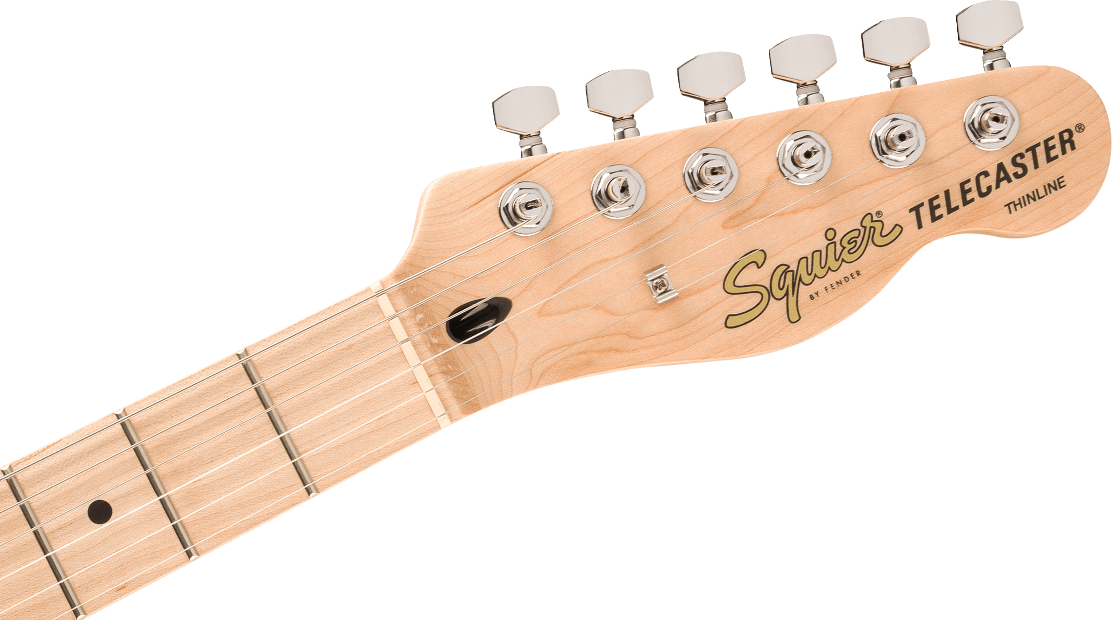 Squier® Affinity Series™ Telecaster® Thinline, Maple Fingerboard, White Pickguard, 3-Color Sunburst