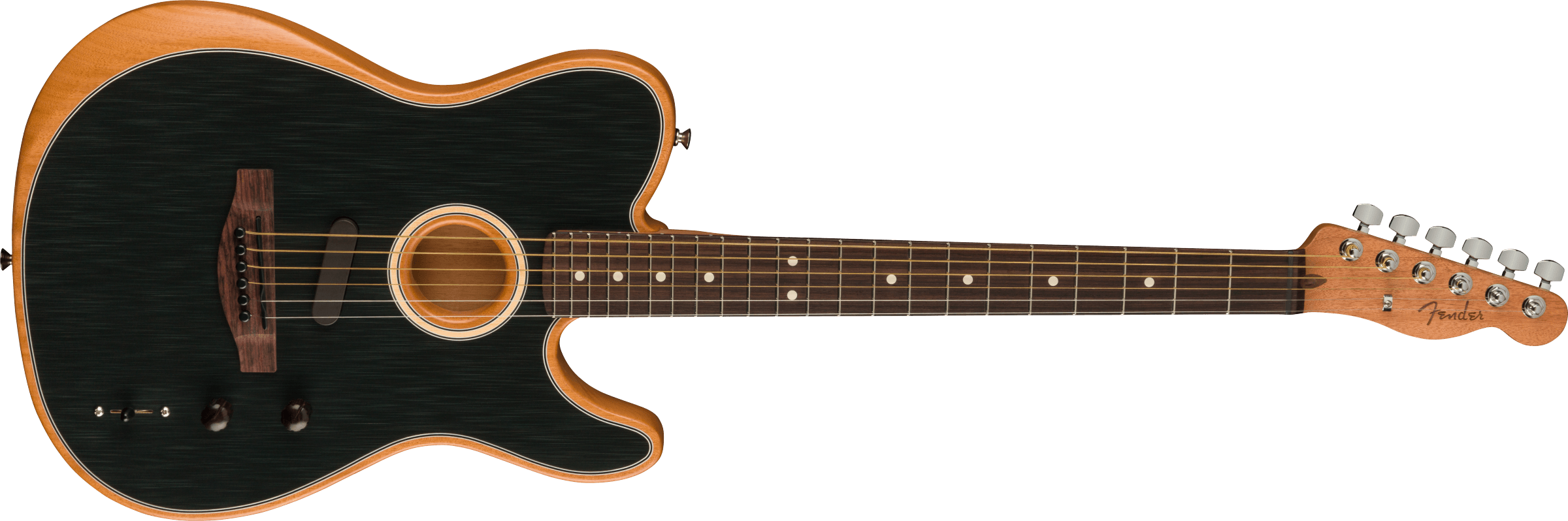 Fender® Acoustasonic® Player Telecaster®, Rosewood Fingerboard, Brushed Black