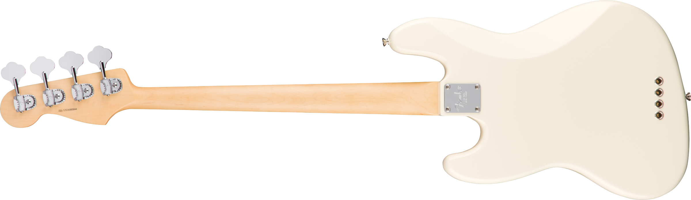 Fender® American Pro Jazz Bass®, Maple Fingerboard, Olympic White