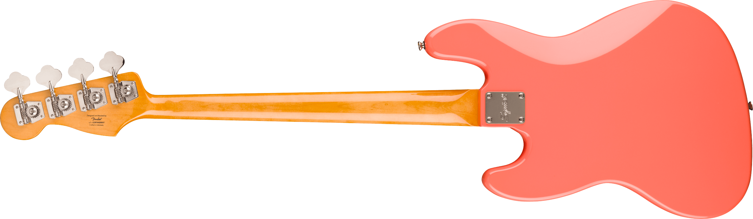 Squier® Classic Vibe™ '60s Jazz Bass®, Laurel Fingerboard, Tortoiseshell Pickguard, Tahitian Coral
