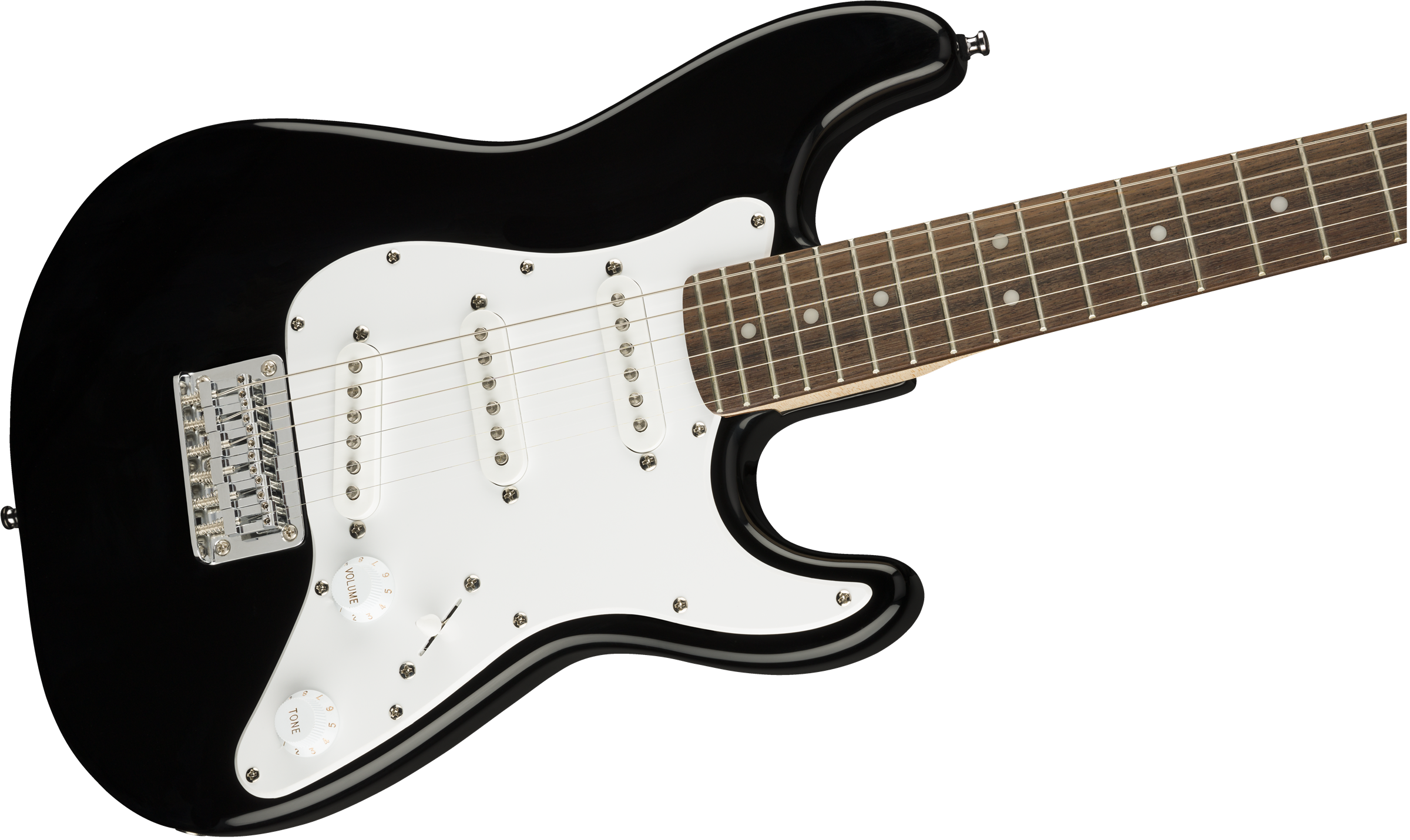 Squier® Mini Stratocaster®, Laurel Fingerboard, Black
