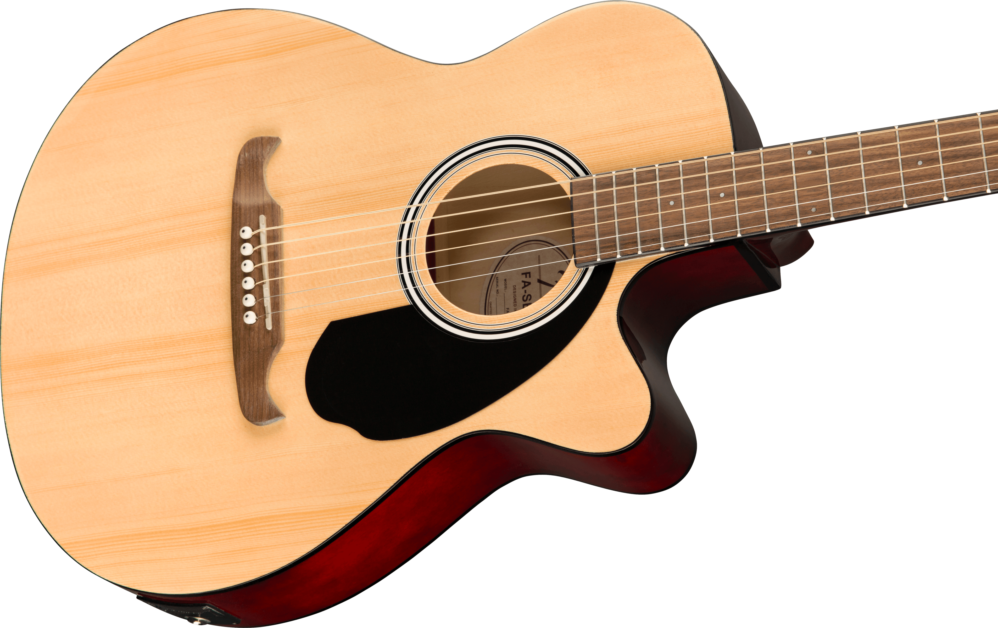 Fender® FA-135CE Concert, Walnut Fingerboard, Natural
