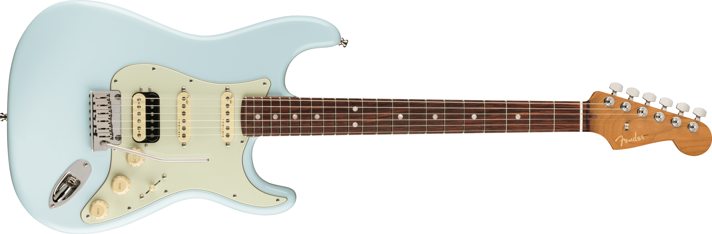 Fender® American Ultra Stratocaster® HSS, Rosewood Fingerboard, Sonic Blue