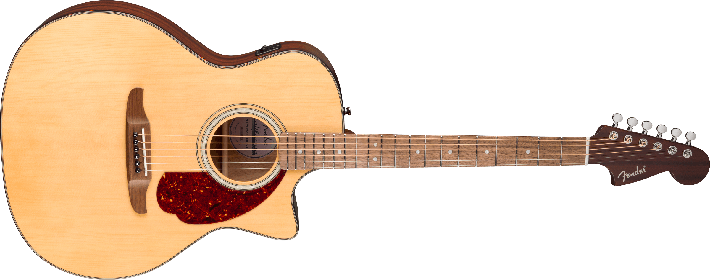 Fender® California Deluxe Newporter™ CE, Walnut Fingerboard, Natural