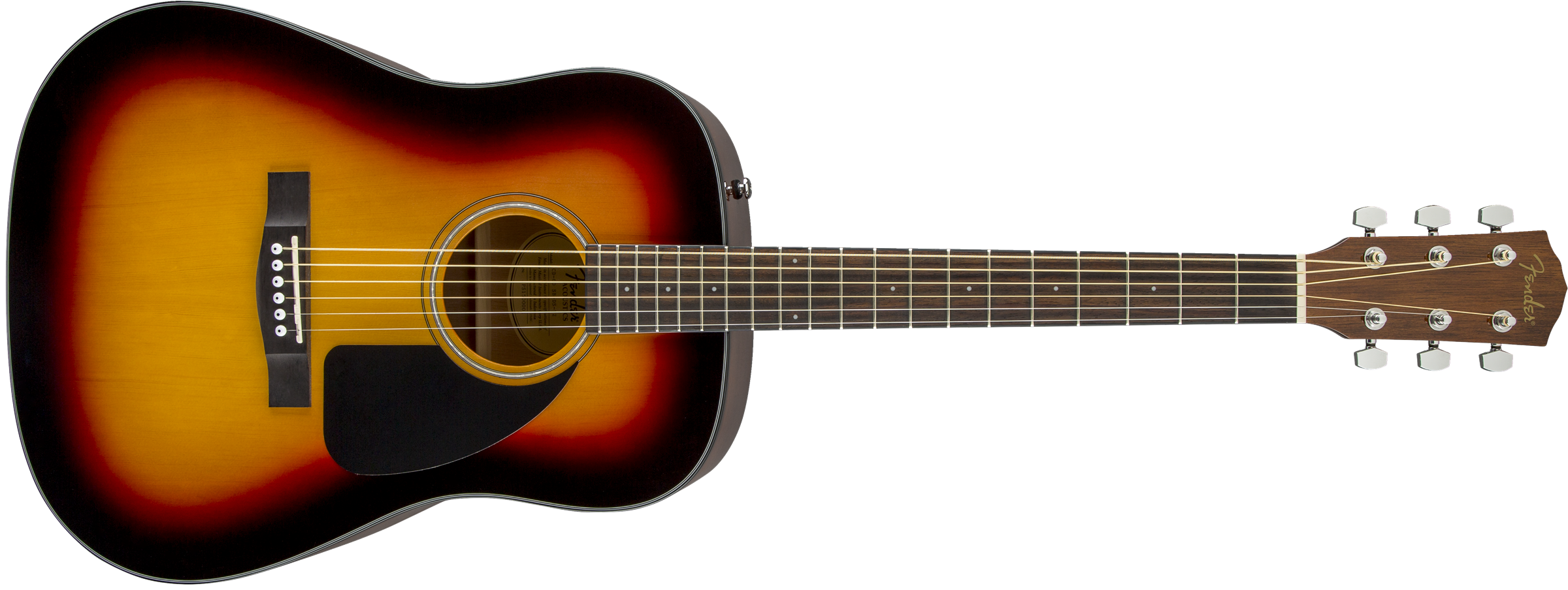 Fender® CD-60 Dreadnought V3 DS, Walnut Fingerboard, Sunburst