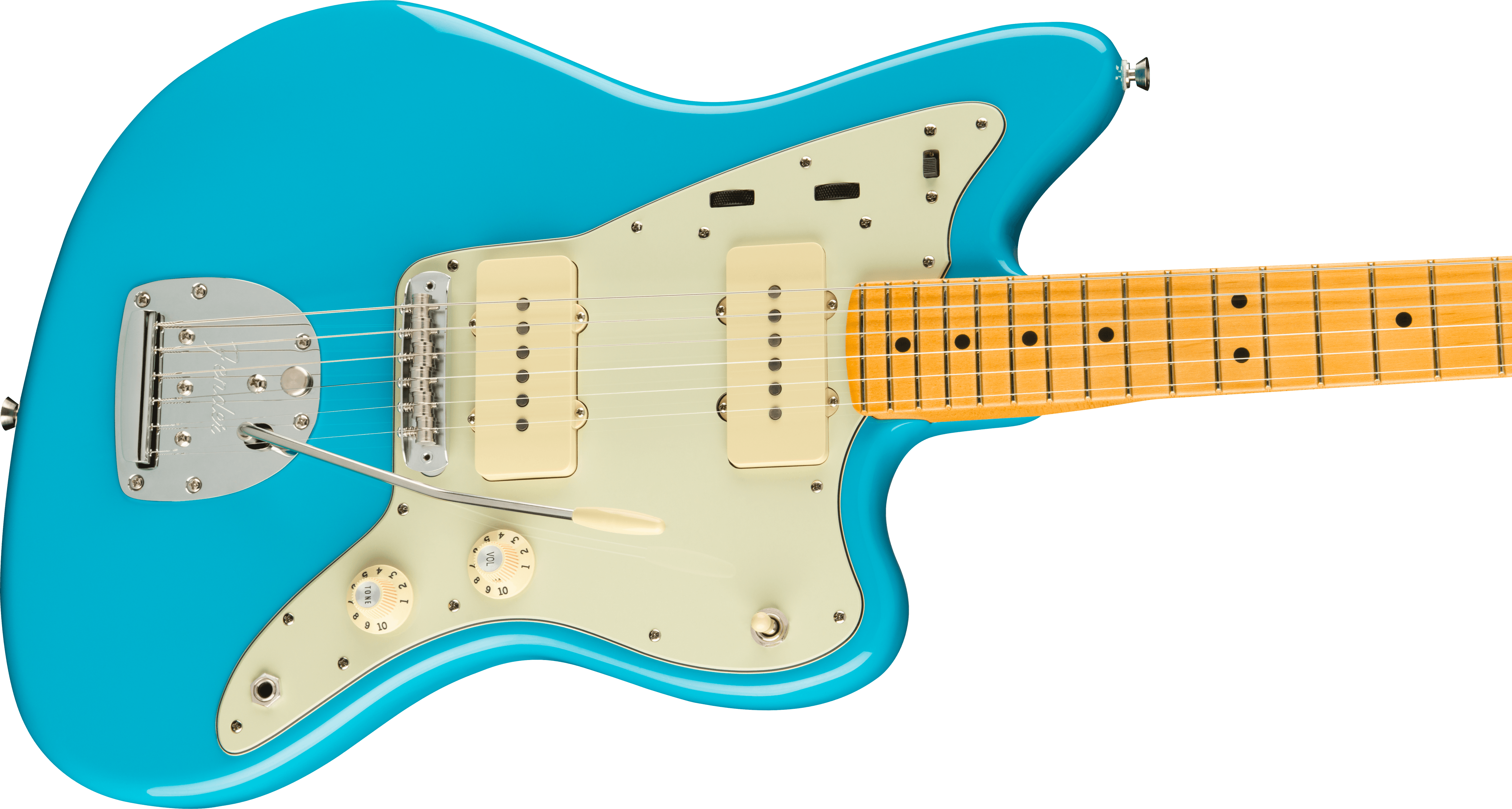 Fender® American Professional II Jazzmaster®, Maple Fingerboard, Miami Blue