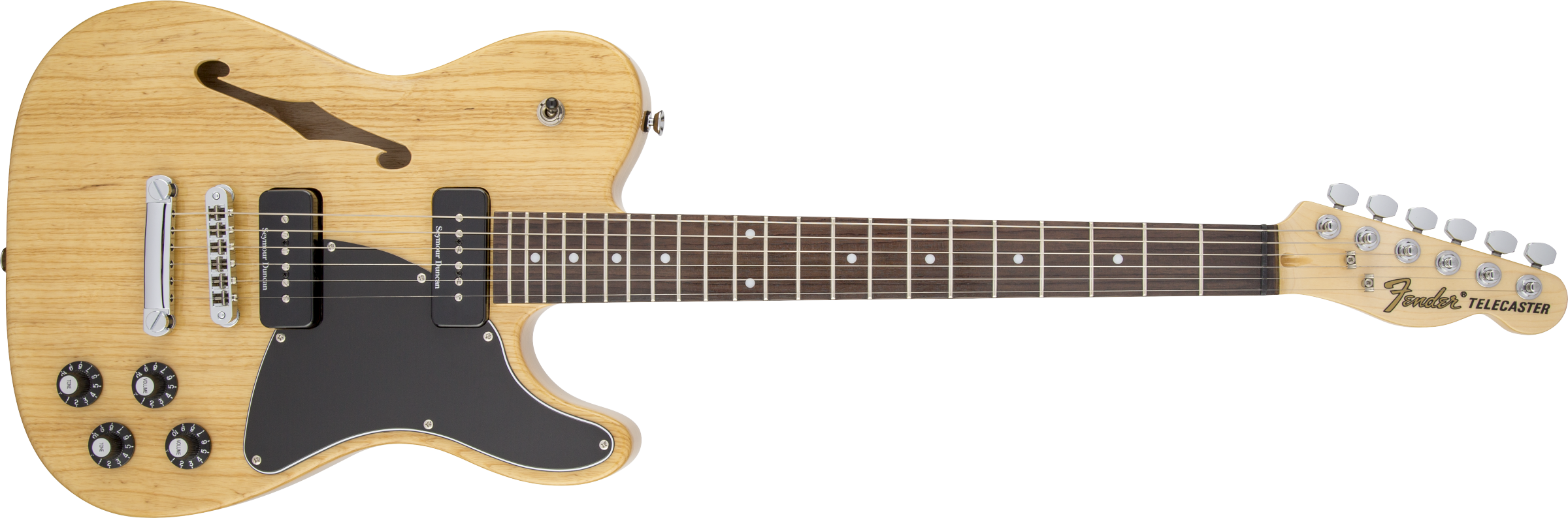 Fender® Jim Adkins JA-90 Telecaster® Thinline, Laurel Fingerboard, Natural