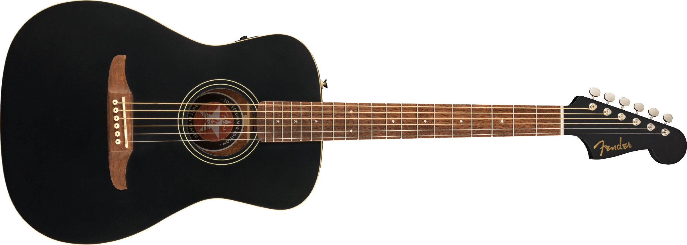Fender® Joe Strummer Campfire, Walnut Fingerboard, Matte Black