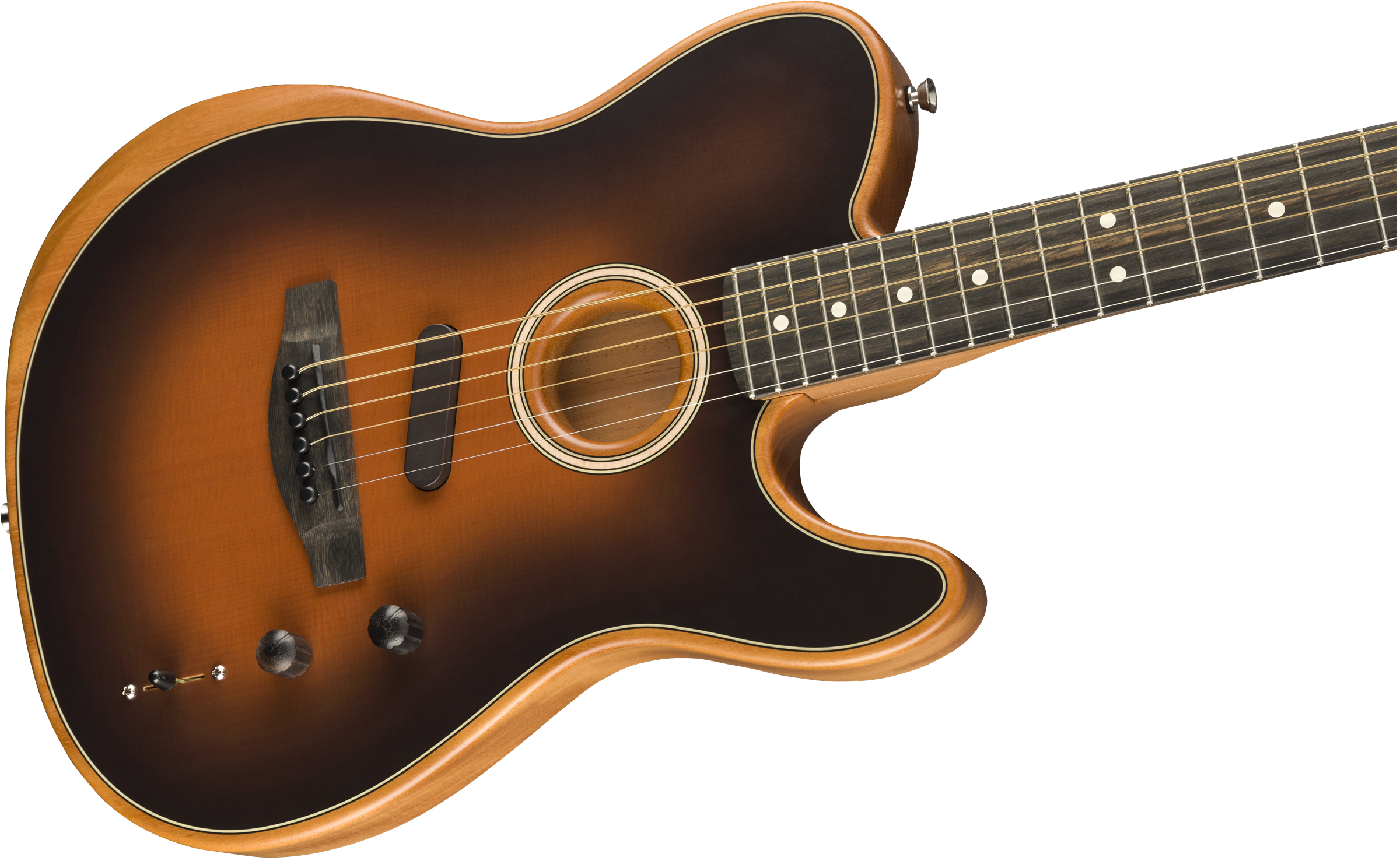 Fender® American Acoustasonic® Telecaster®, Ebony Fingerboard, Sunburst