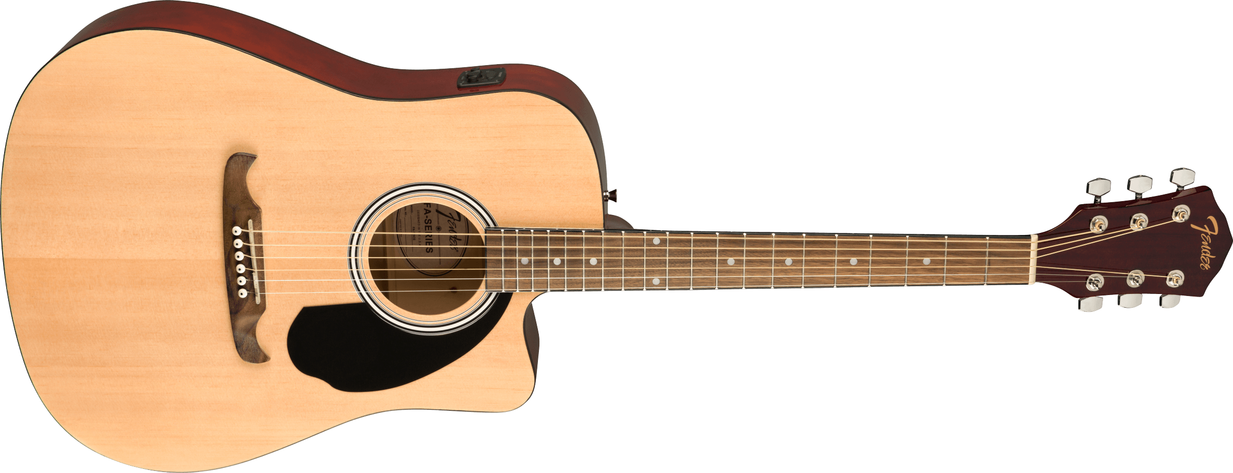 Fender® FA-125CE Dreadnought,  Walnut Fingerboard, Natural