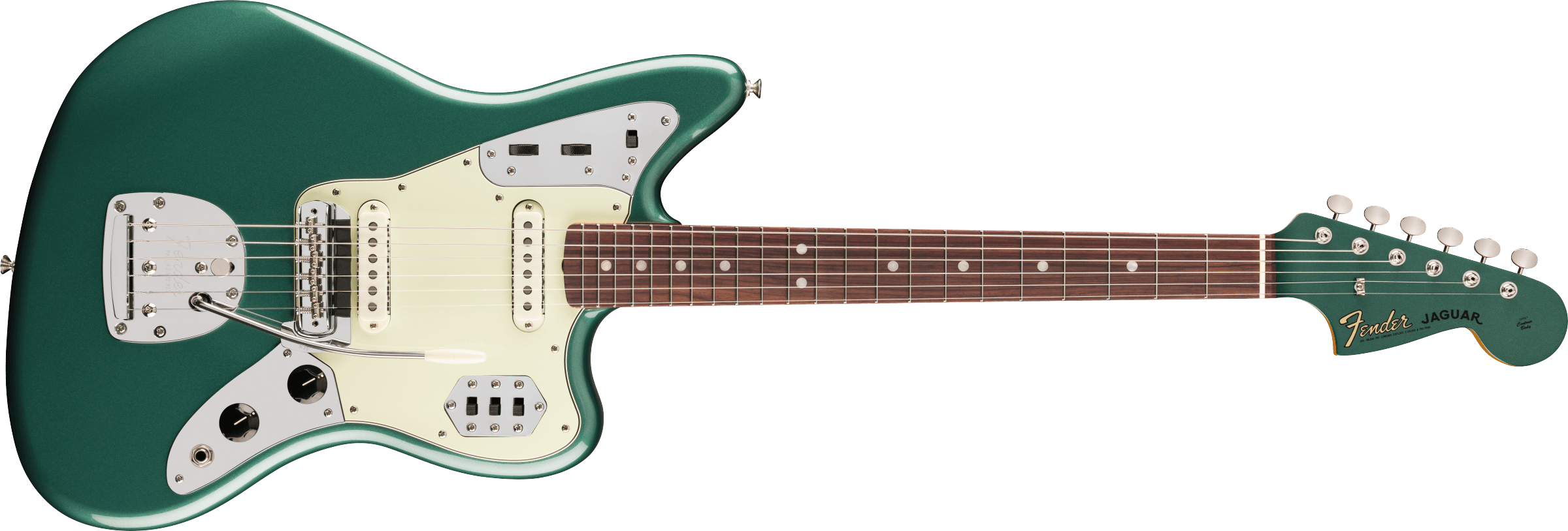 Fender® Vintera® III Mid '60s Jaguar®, Rosewood Fingerboard, Sherwood Green Metallic